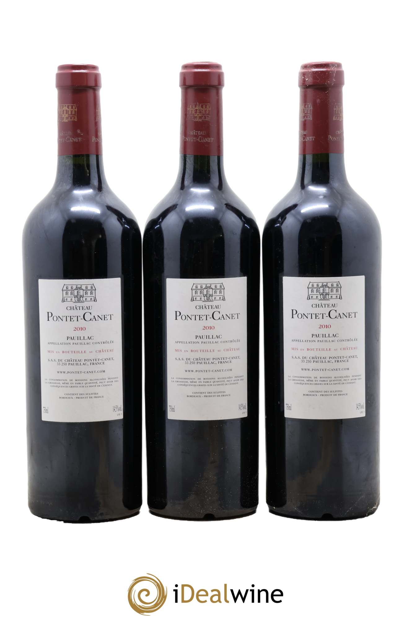 Château Pontet Canet 5ème Grand Cru Classé 2010 - Lot de 6 bouteilles - 4