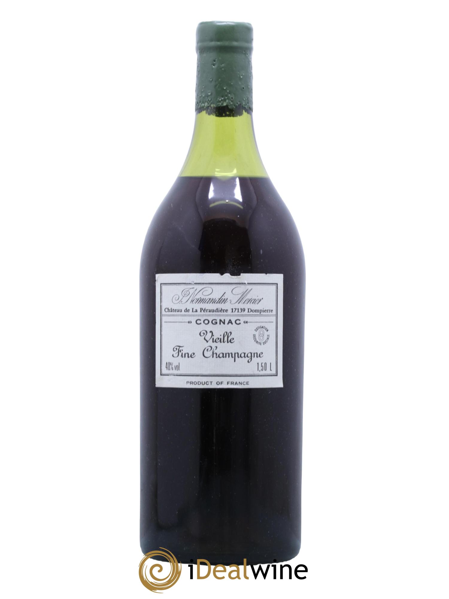 Cognac Vieille Fine Champagne Normandin Mercier Chateau De La Peraudiere - Lot de 1 magnum - 0