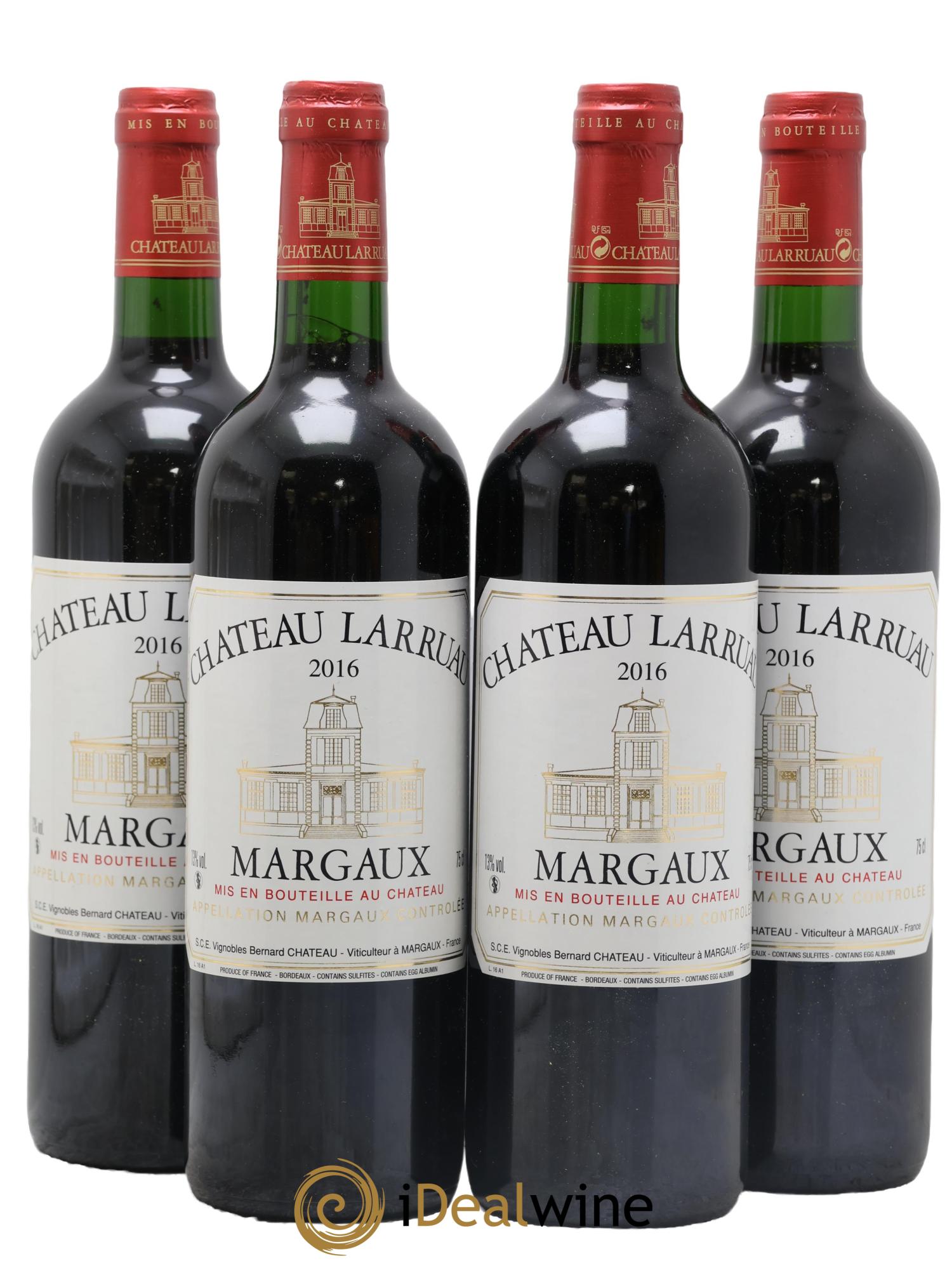 Château Larruau 2016 - Lot de 4 bouteilles - 0