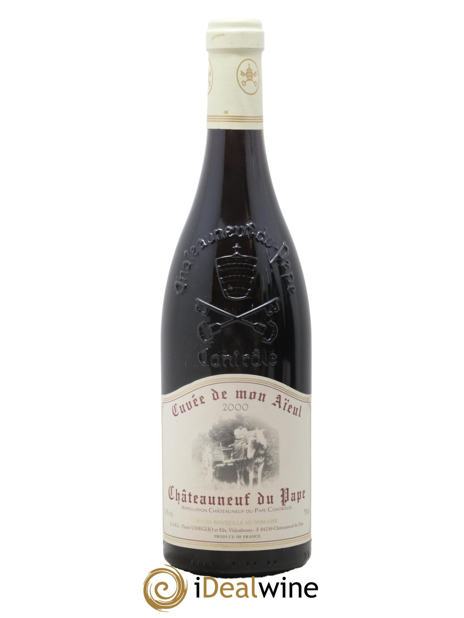 Châteauneuf-du-Pape Cuvée de mon Aïeul Pierre Usseglio & Fils 2000 - Lot de 1 bouteille - 0