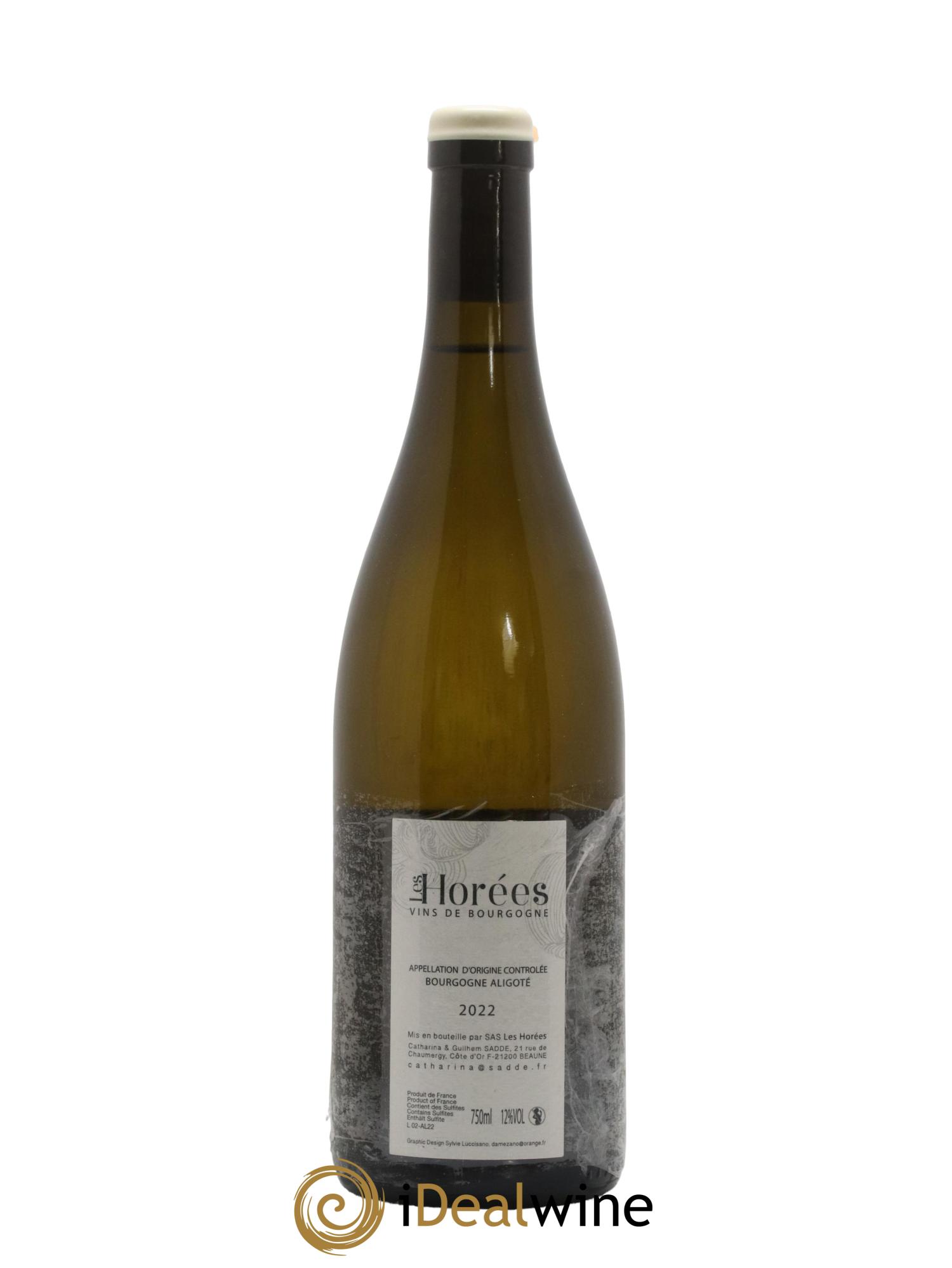 Bourgogne Aligoté En Coulezain Les Horées 2022 - Lot de 1 bouteille - 1