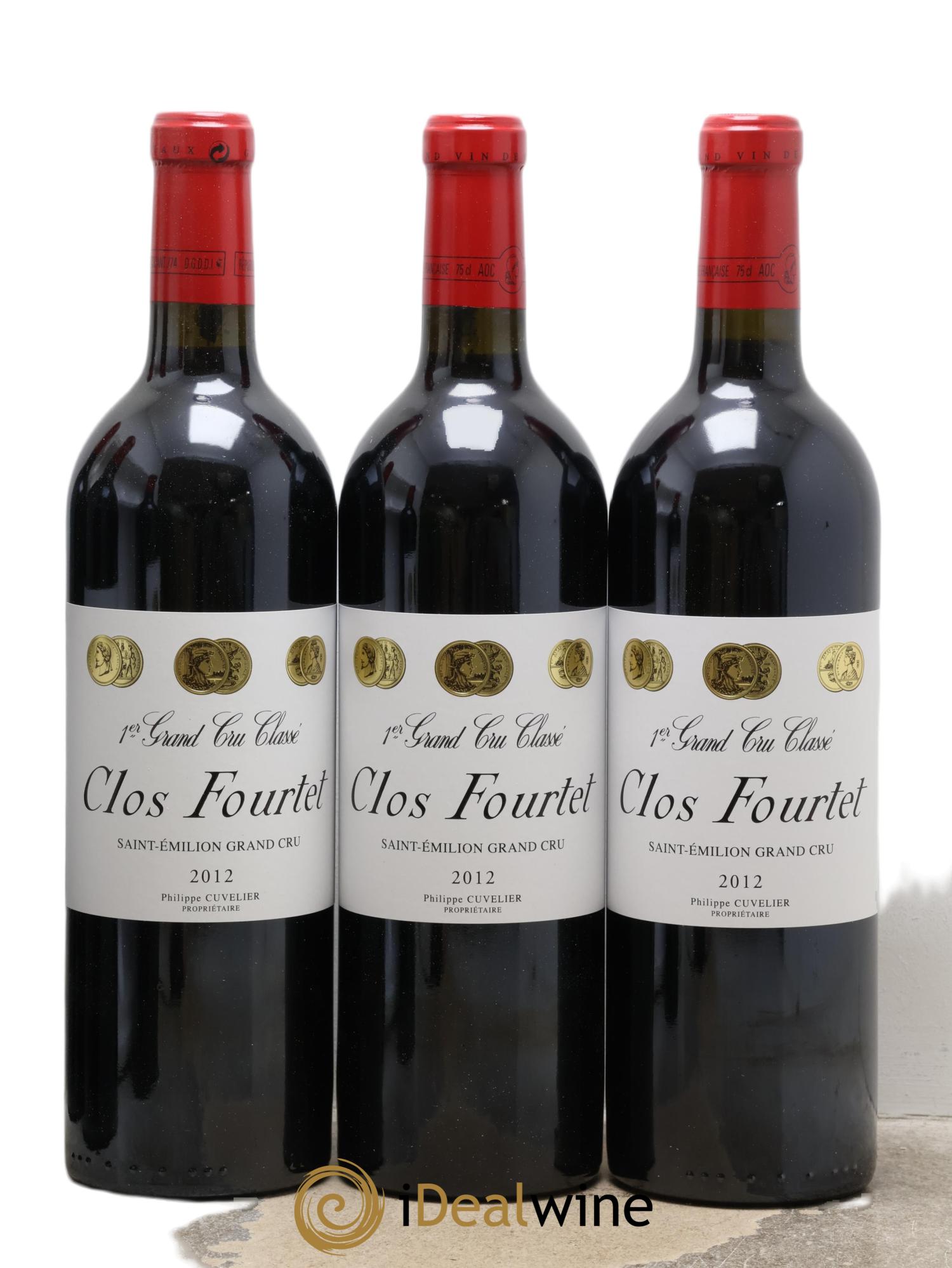 Clos Fourtet 1er Grand Cru Classé B  2012 - Posten von 6 Flaschen - 2