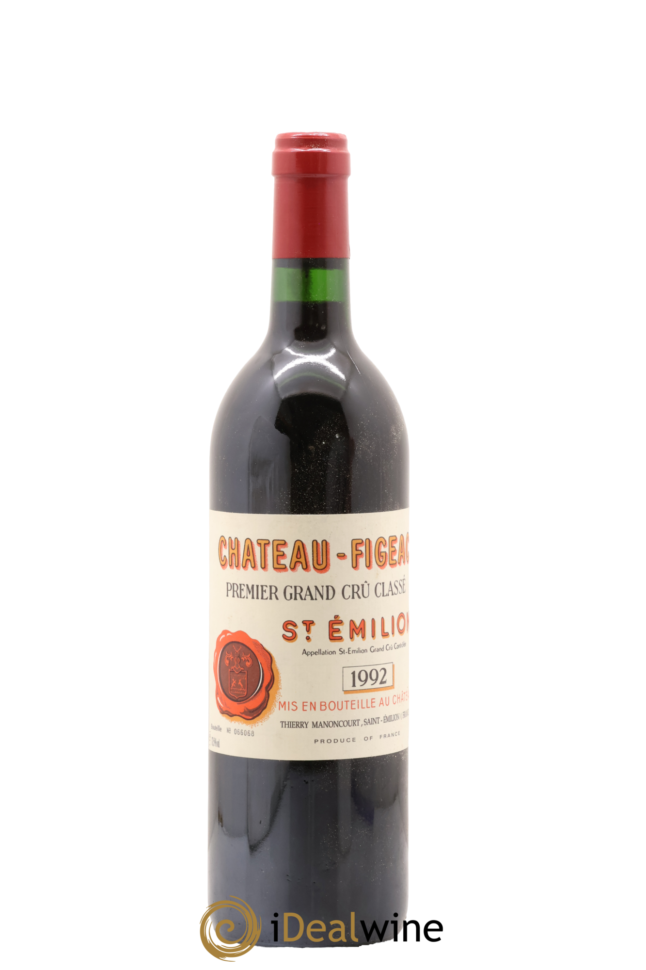 Château Figeac 1er Grand Cru Classé A 1992 - Lot de 1 bouteille - 0