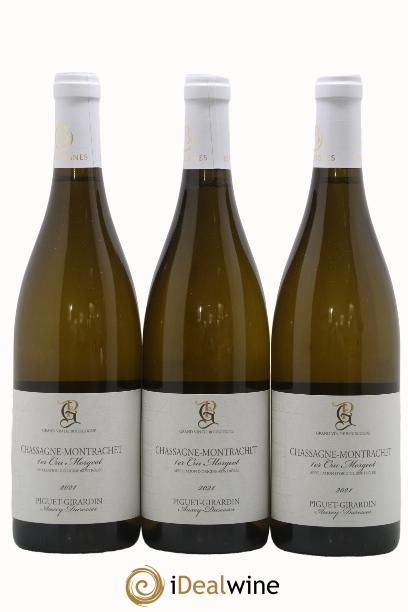 Chassagne-Montrachet 1er Cru Morgeot Piguet-Girardin 2021 - Posten von 3 Flaschen - 0