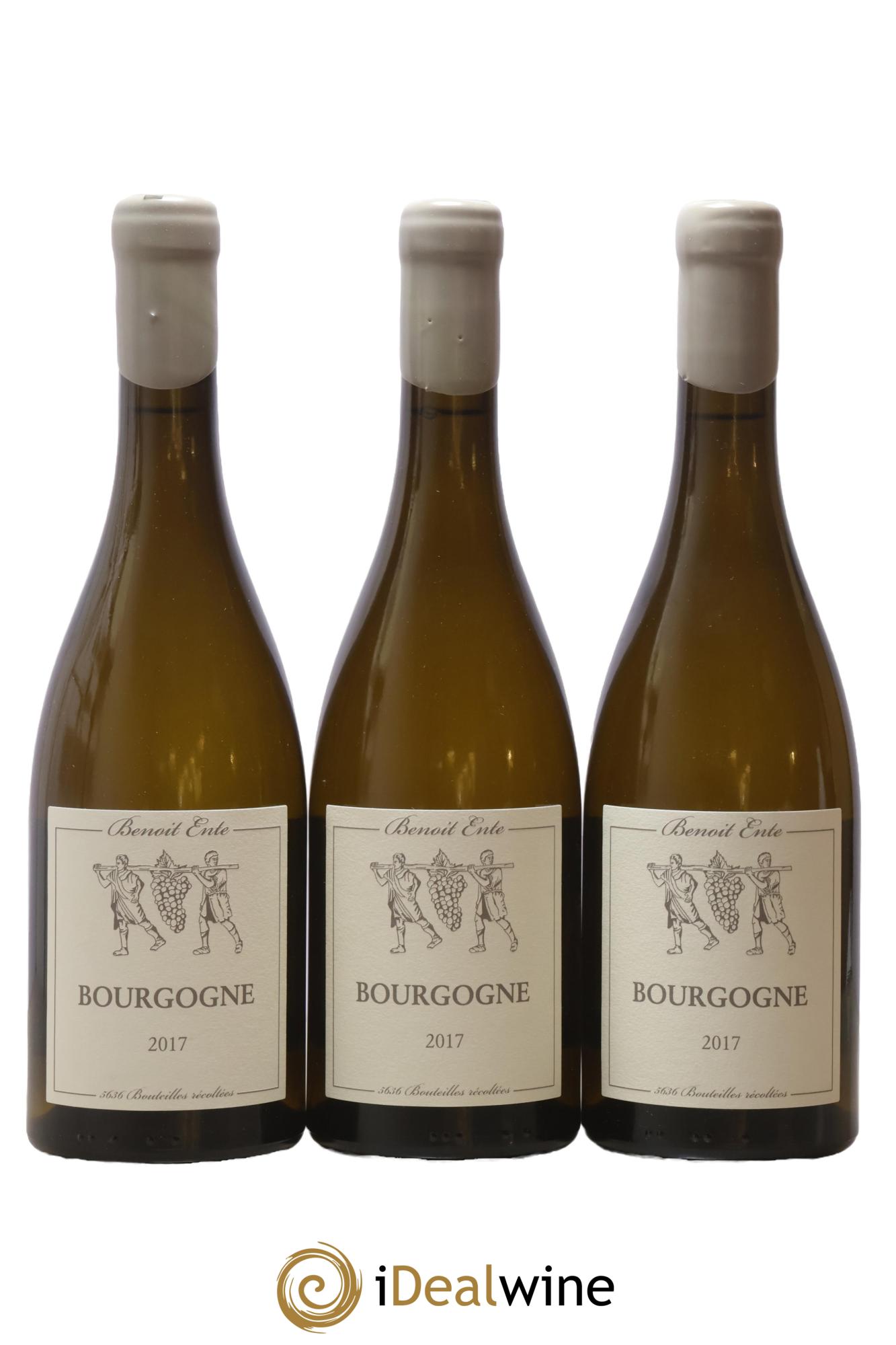 Bourgogne Chardonnay Benoit Ente 2017 - Lot de 3 bouteilles - 0
