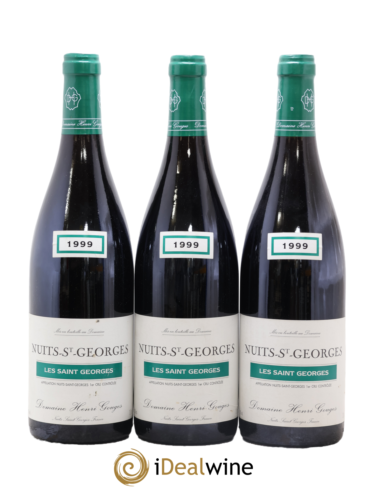 Nuits-Saint-Georges 1er Cru Les Saints Georges Henri Gouges 1999 - Lot de 3 bouteilles - 0