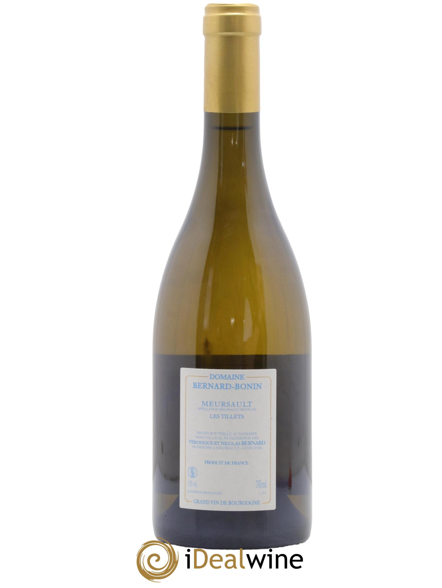 Meursault Les Tillets Bernard Bonin  2017 - Lotto di 1 bottiglia - 1