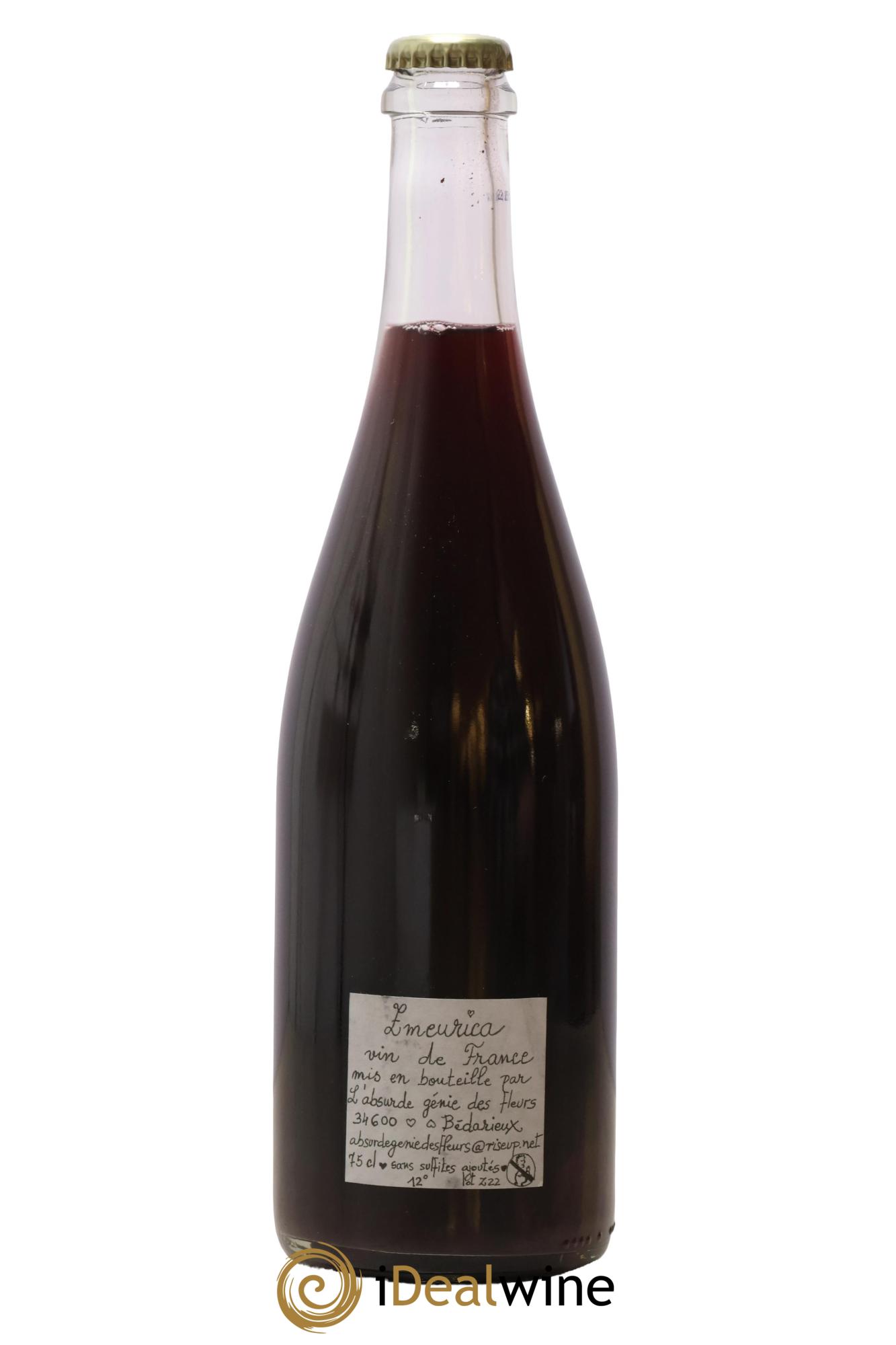 Vin de France L'Absurde Génie Des Fleurs Zmeurica 2022 - Lotto di 1 bottiglia - 1