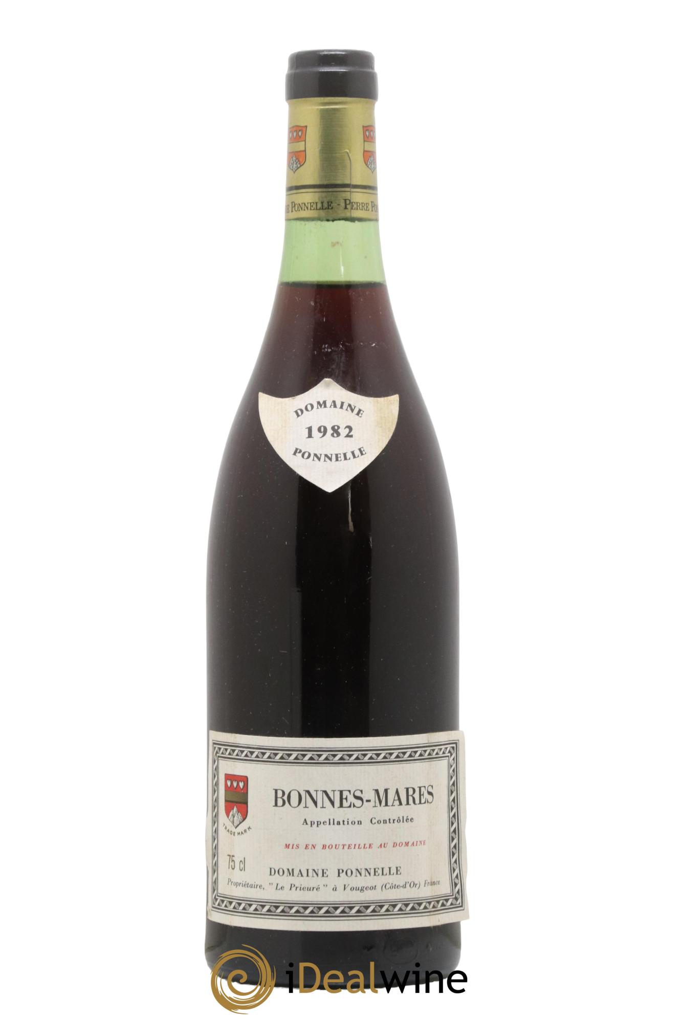 Bonnes-Mares Grand Cru Domaine Pierre Ponnelle 1982 - Lot de 1 bouteille - 0