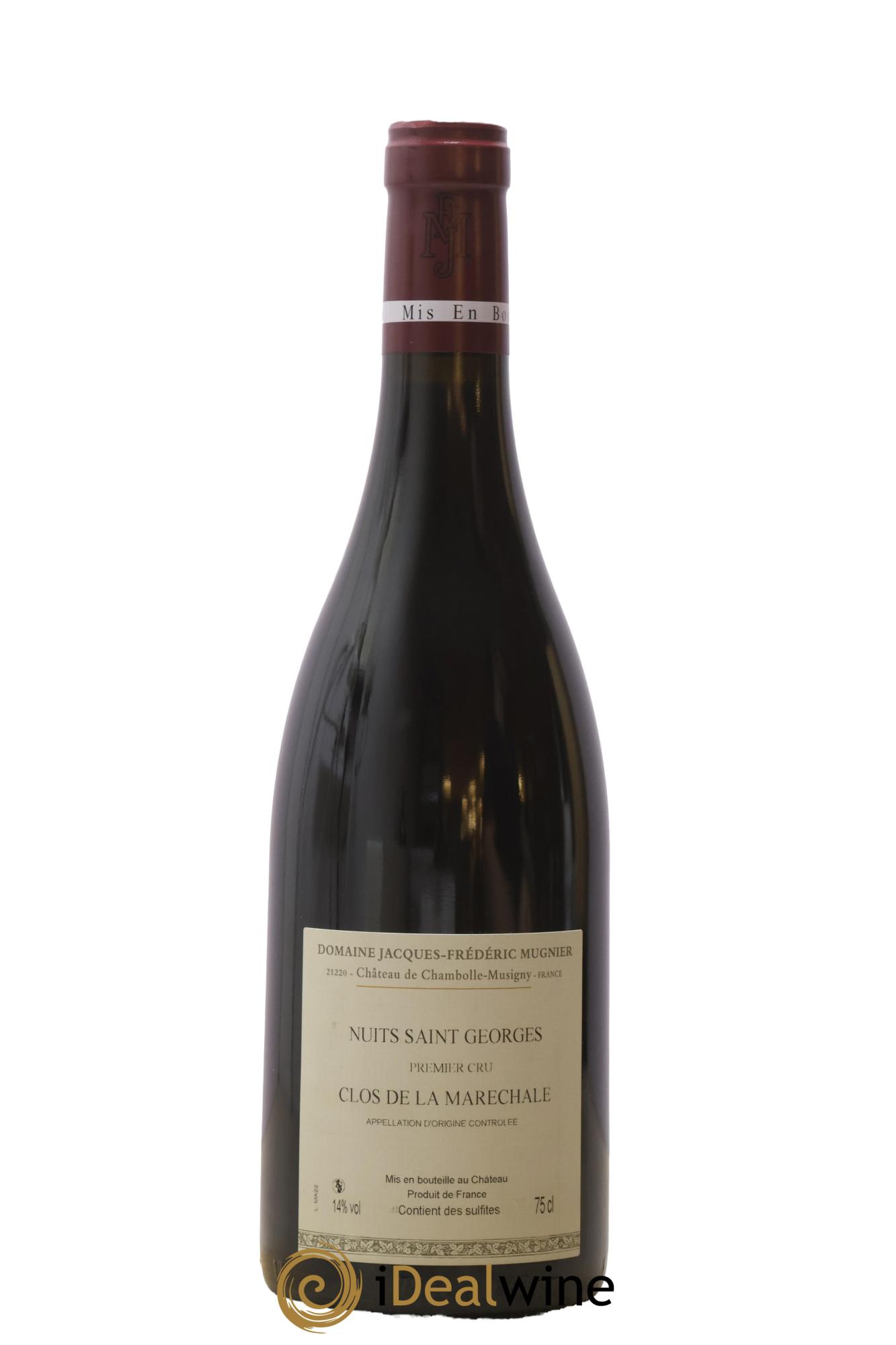 Nuits-Saint-Georges 1er Cru Clos de La Maréchale Jacques-Frédéric Mugnier 2022 - Lot de 1 bouteille - 1