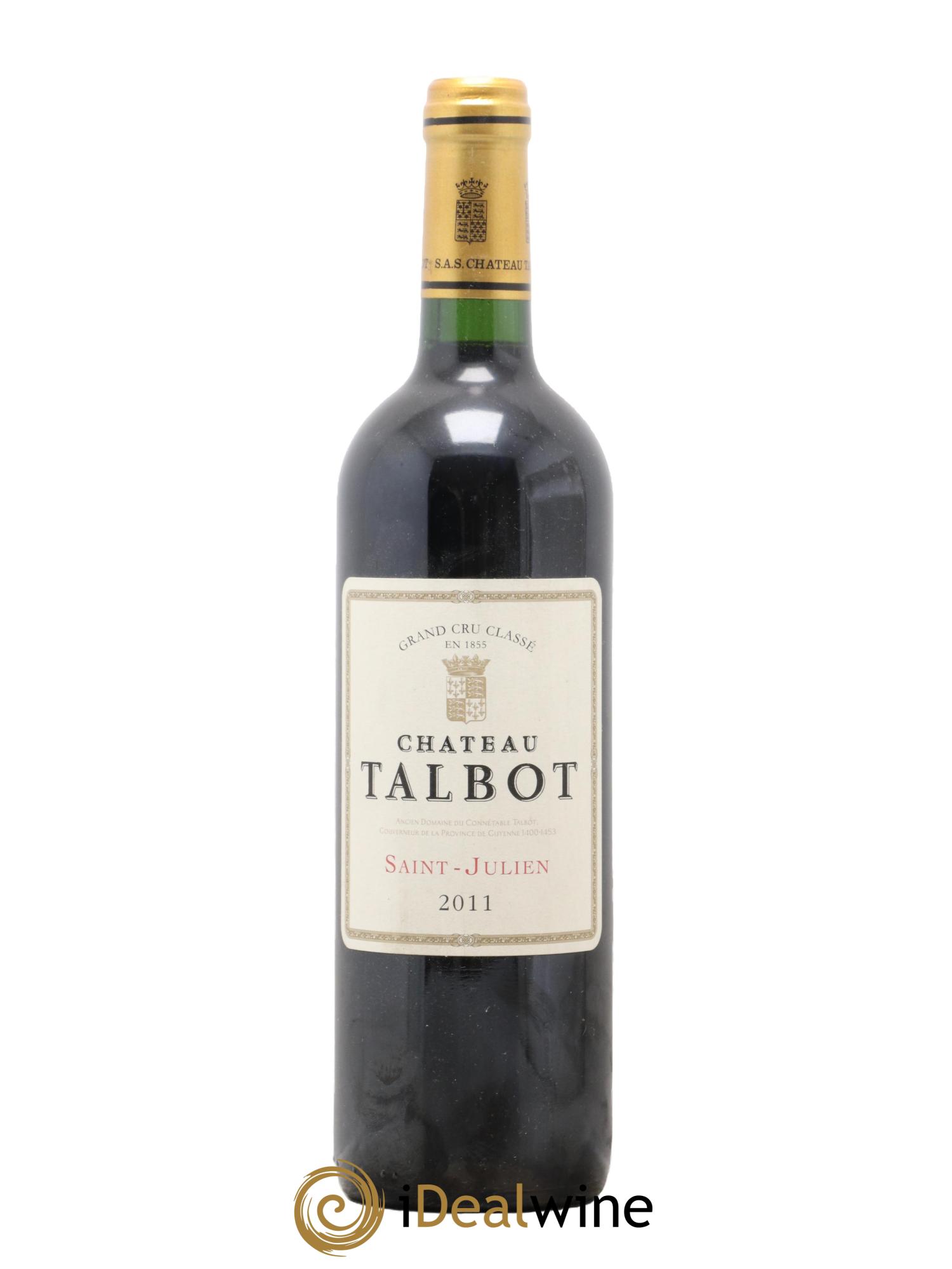 Château Talbot 4ème Grand Cru Classé 2011 - Lot de 1 bouteille - 0
