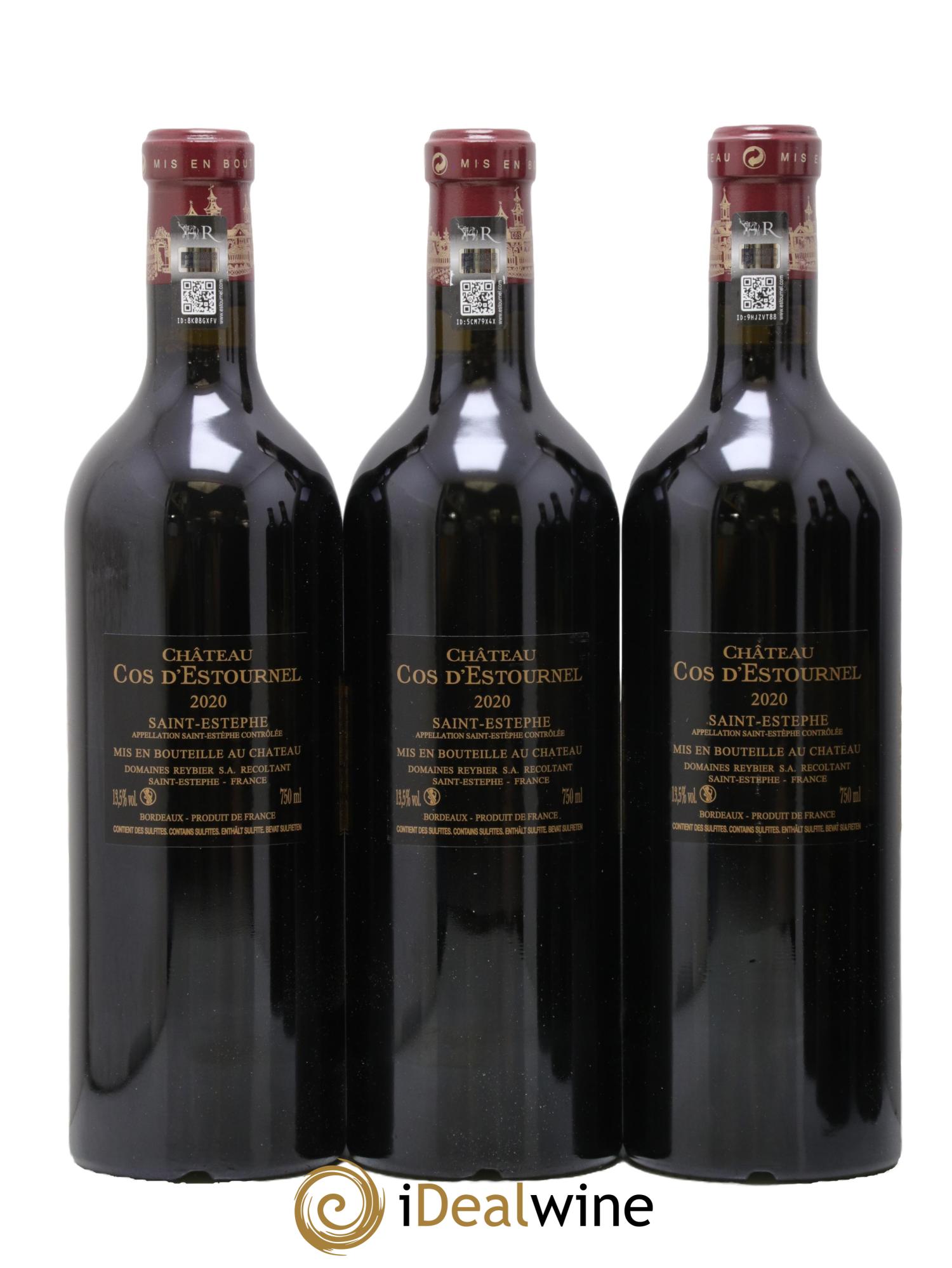 Cos d'Estournel 2ème Grand Cru Classé 2020 - Posten von 6 Flaschen - 2