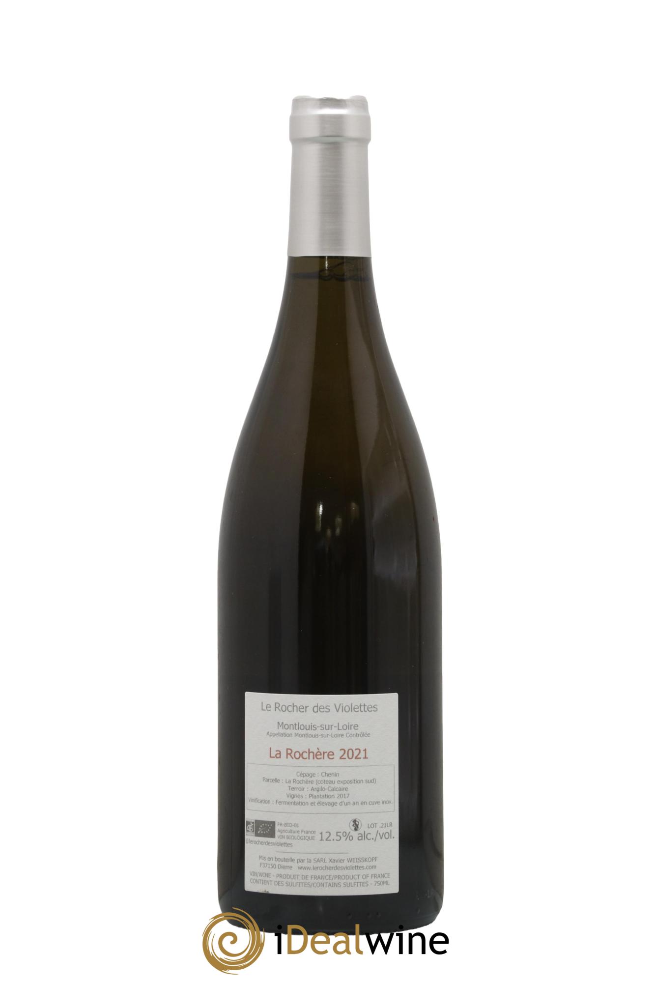 Montlouis-sur-Loire Le Rocher Des Violettes Sur Loire La Rochere 2021 - Posten von 1 Flasche - 1