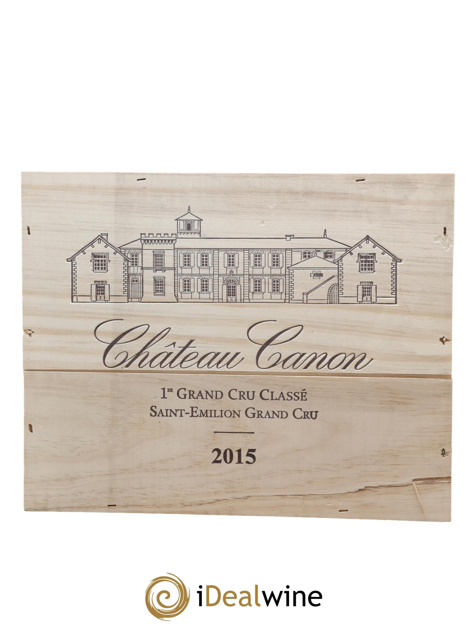Château Canon 1er Grand Cru Classé B 2015 - Lot de 3 bouteilles - 2