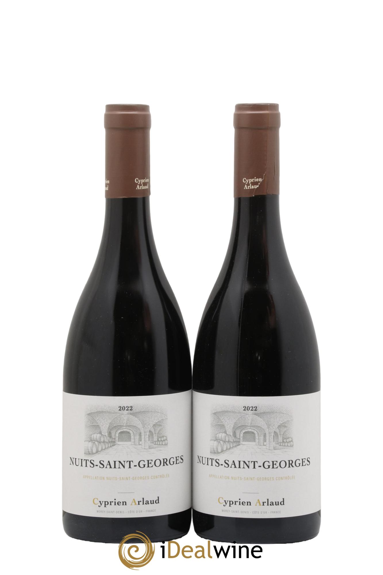 Nuits-Saint-Georges Cyprien Arlaud (anciennement A & Arlaud) 2022 - Lot of 2 bottles - 0