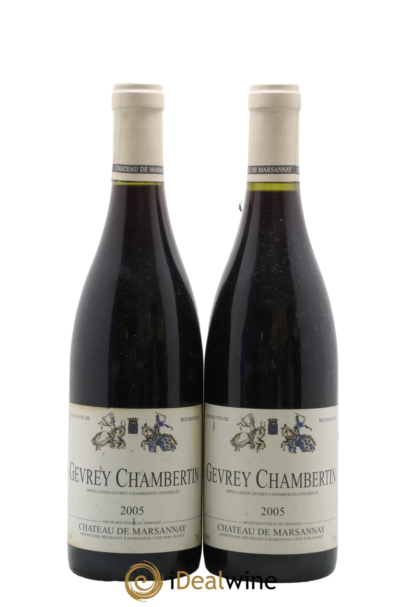 Gevrey-Chambertin Château de Marsannay 2005 - Lot de 2 bouteilles - 0