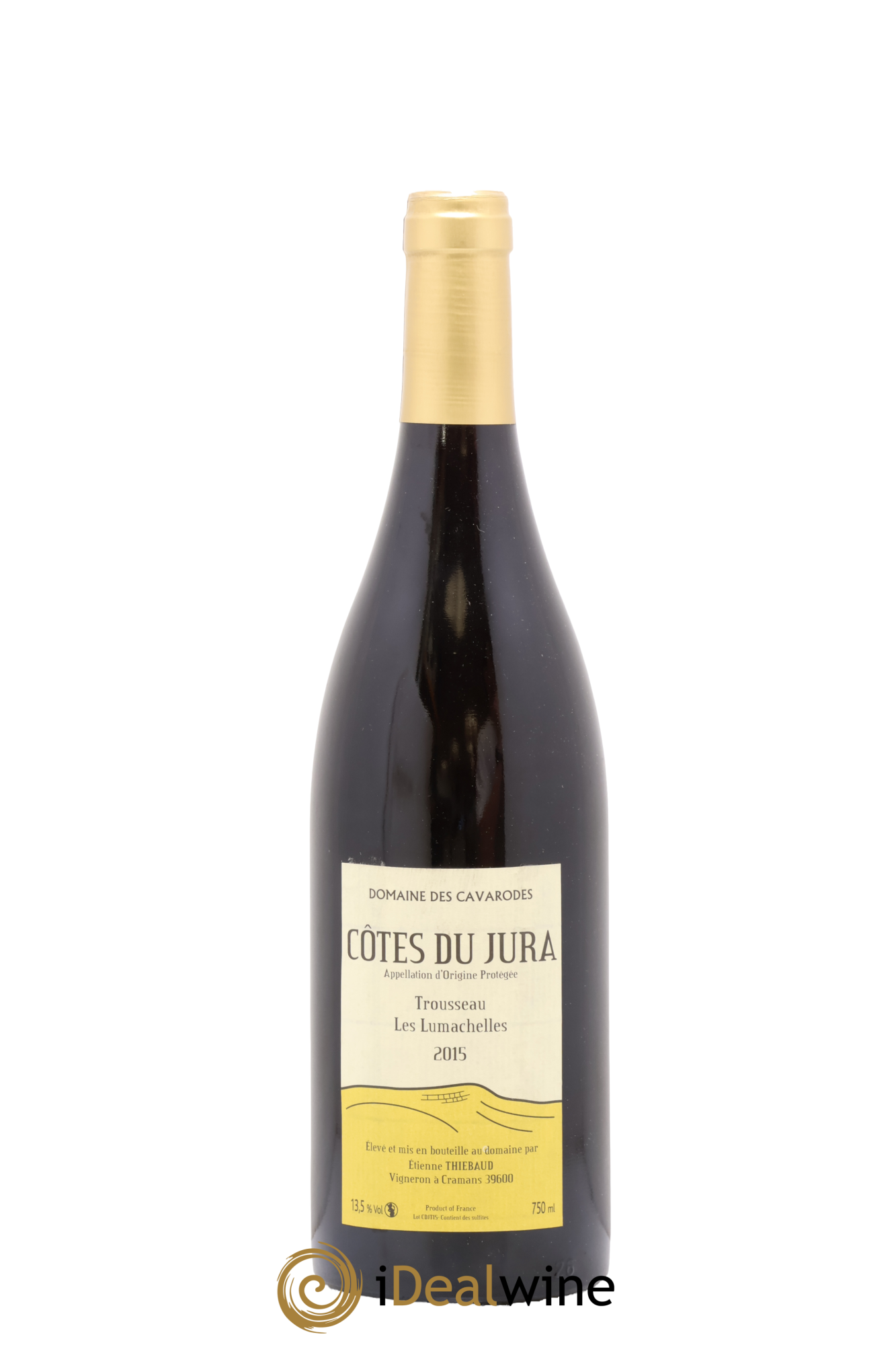 Côtes du Jura Trousseau Les Lumachelles Cavarodes (Domaine des) - Etienne Thiébaud 2015 - Posten von 1 Flasche - 0