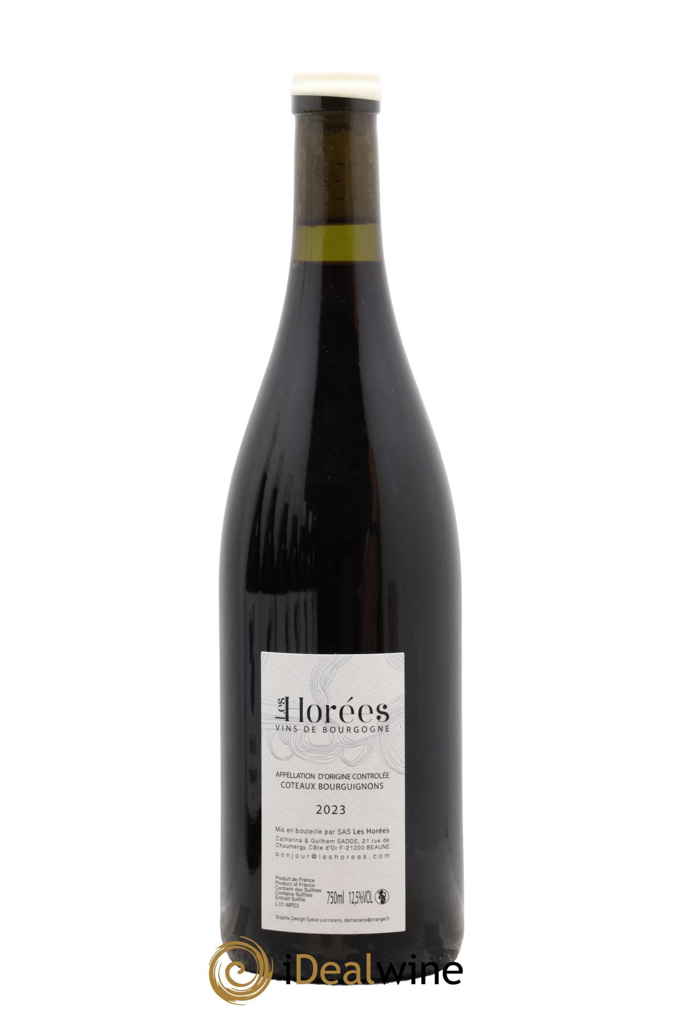 Coteaux Bourguignons Mon Poulain Les Horées 2022 - Lot de 1 bouteille - 1