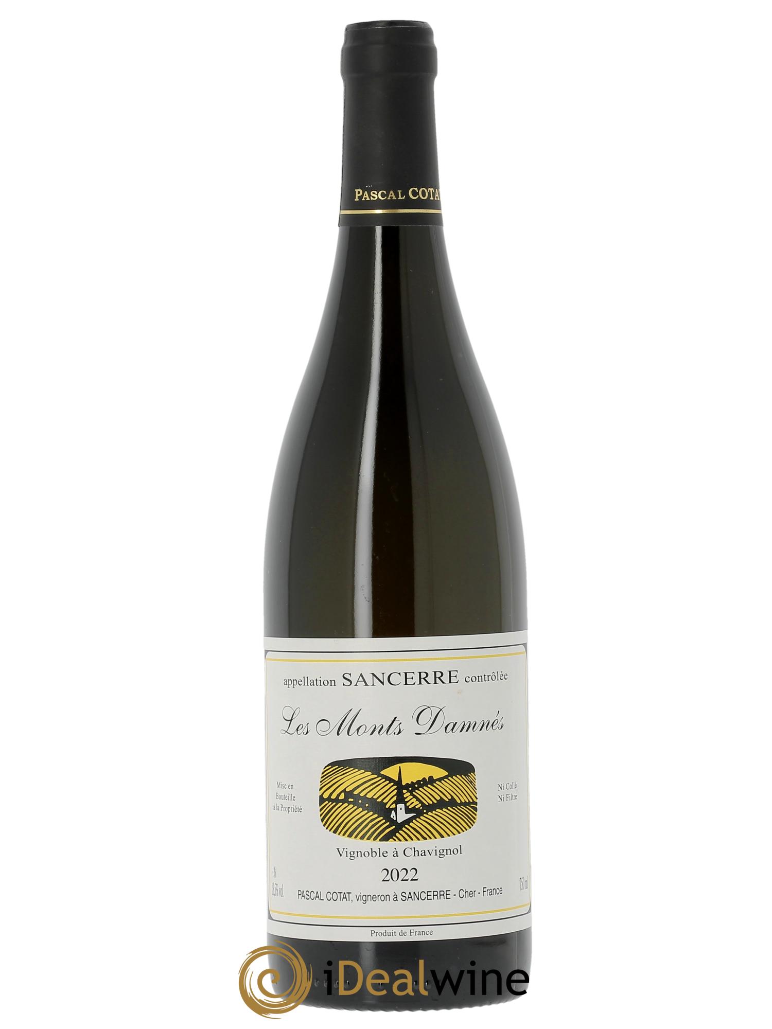 Sancerre Les Monts Damnés Pascal Cotat  2022 - Lot de 1 bouteille - 0