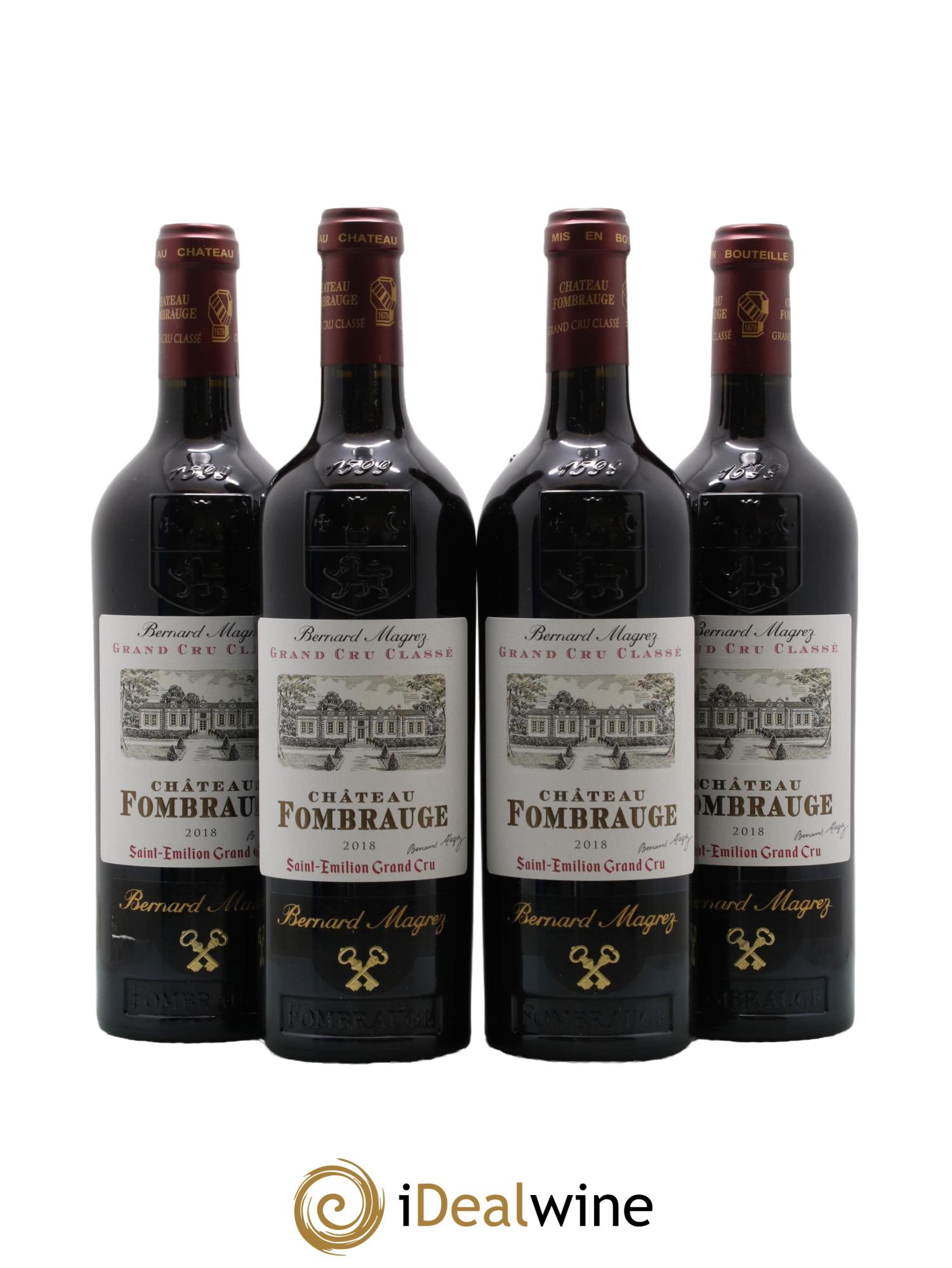 Château Fombrauge Grand Cru Classé 2018 - Lot de 4 bouteilles - 0