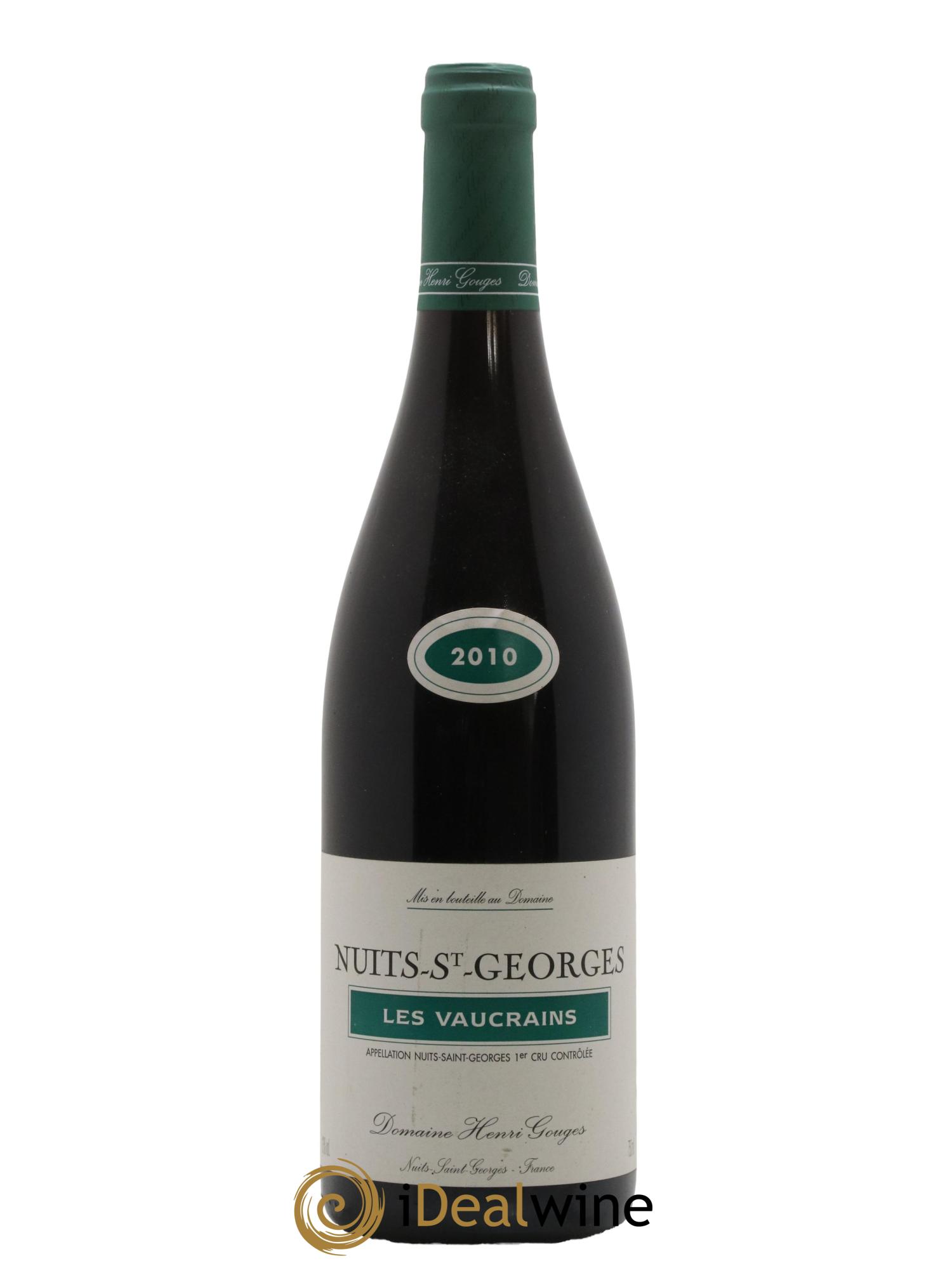 Nuits-Saint-Georges 1er Cru Les Vaucrains Henri Gouges 2010 - Lot de 1 bouteille - 0