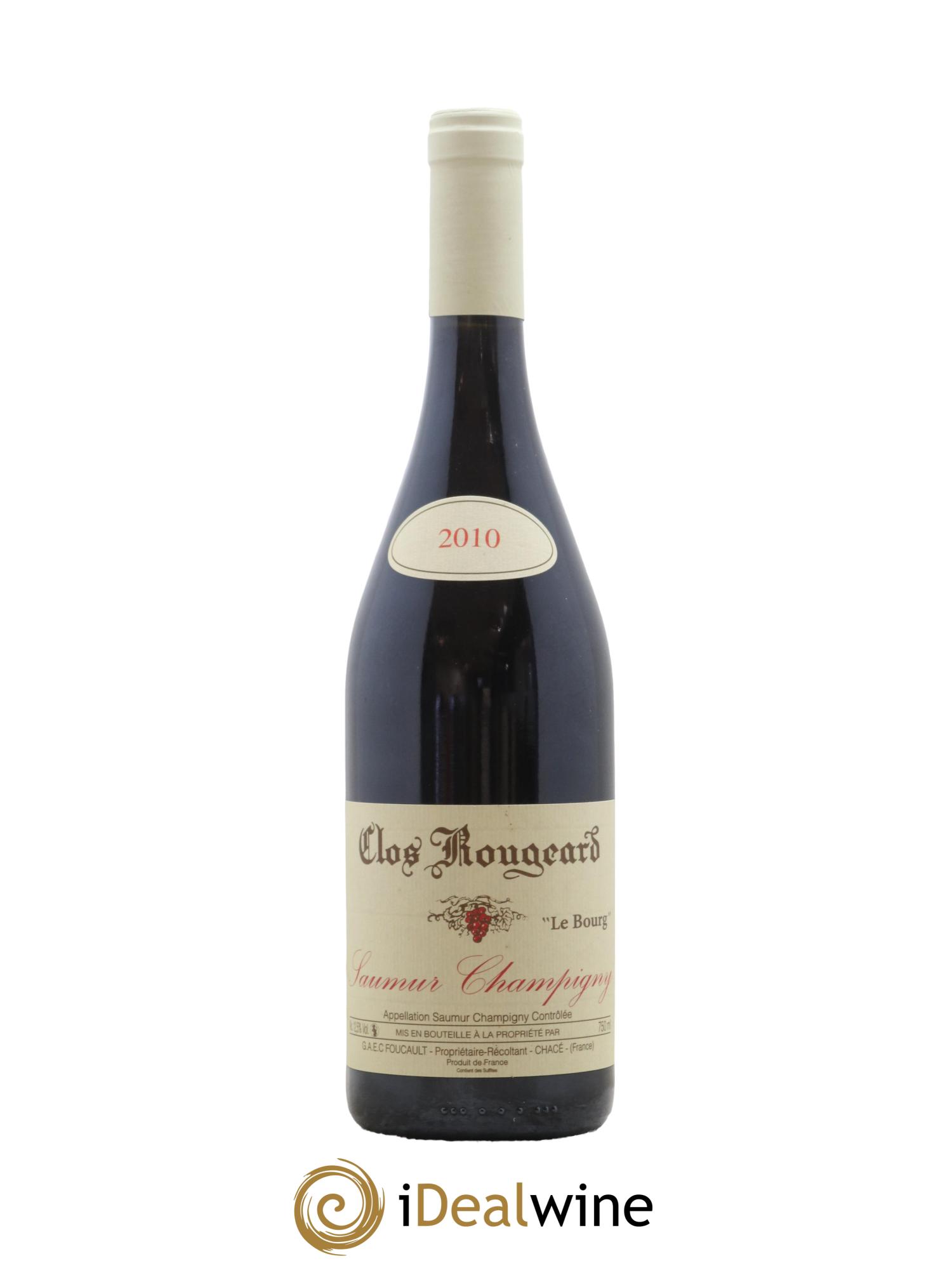 Saumur-Champigny Le Bourg Clos Rougeard 2010 - Lot de 1 bouteille - 0