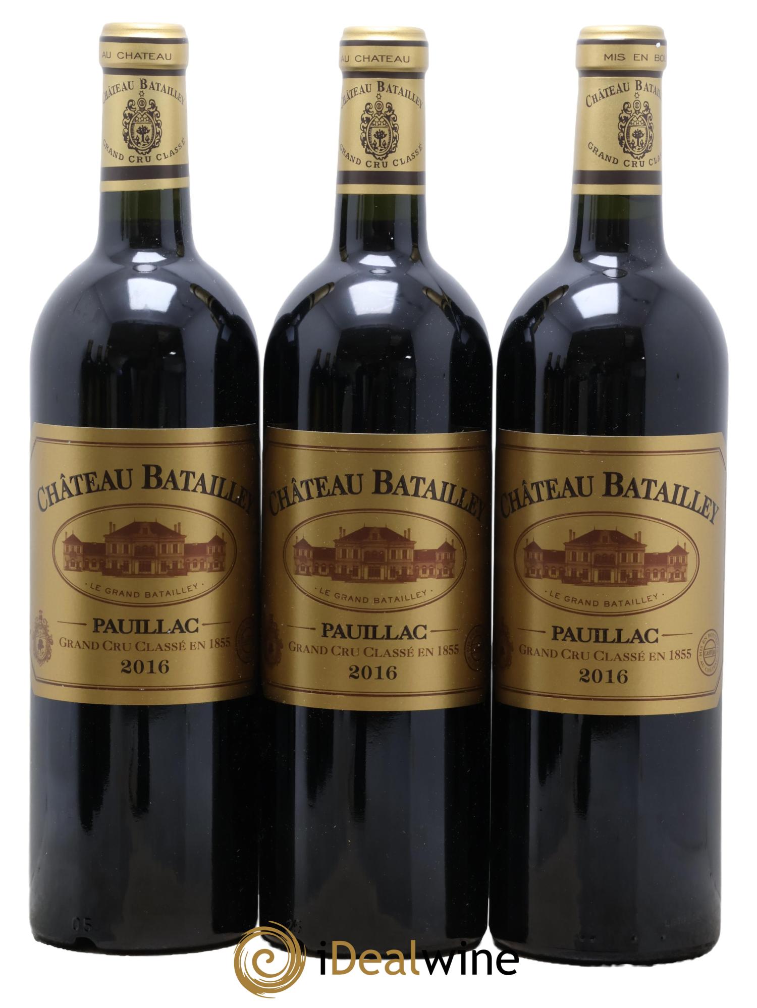 Château Batailley 5ème Grand Cru Classé 2016 - Lotto di 3 bottiglie - 0