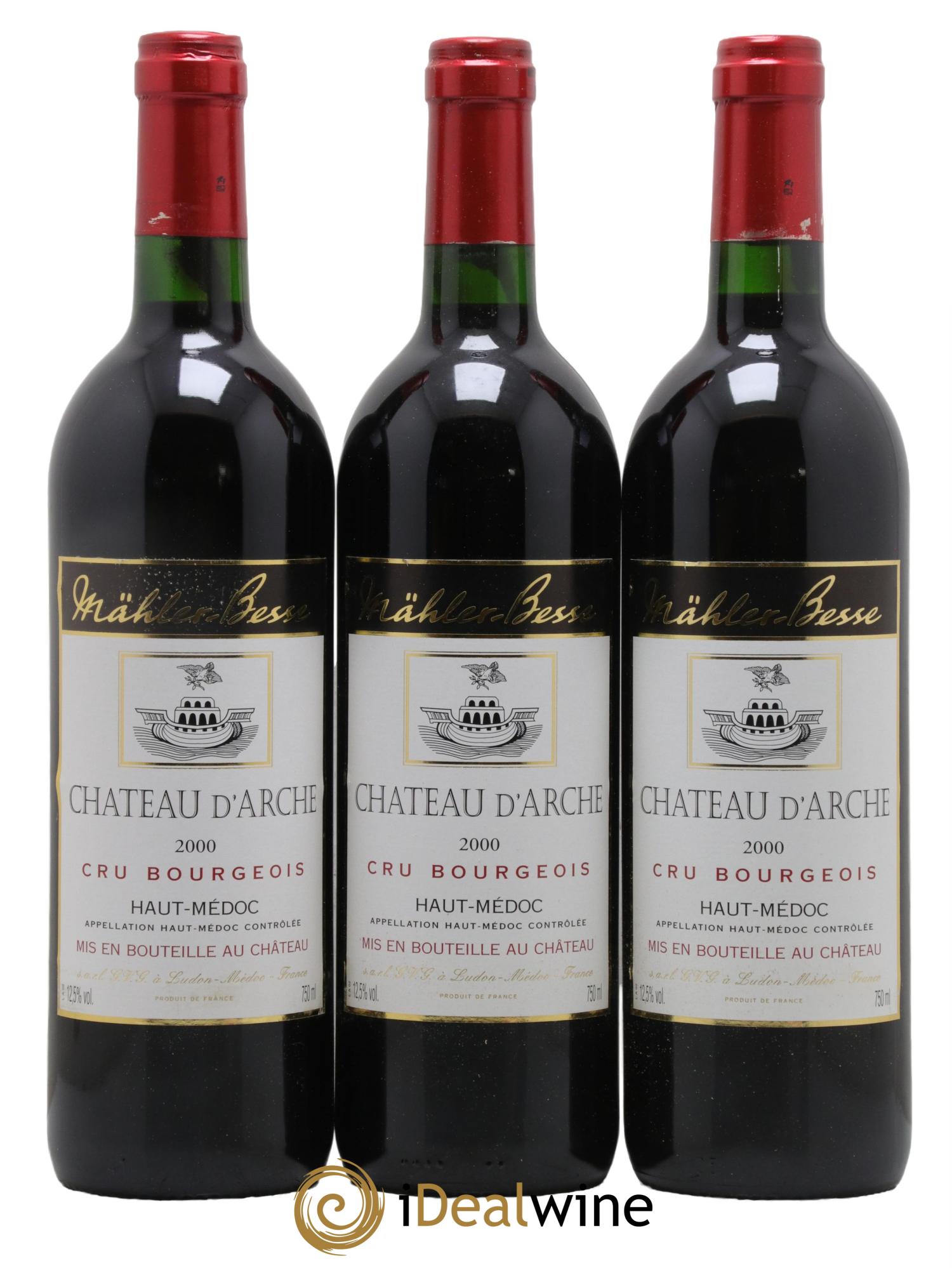 Château d'Arche Cru Bourgeois 2000 - Lot de 12 bouteilles - 4