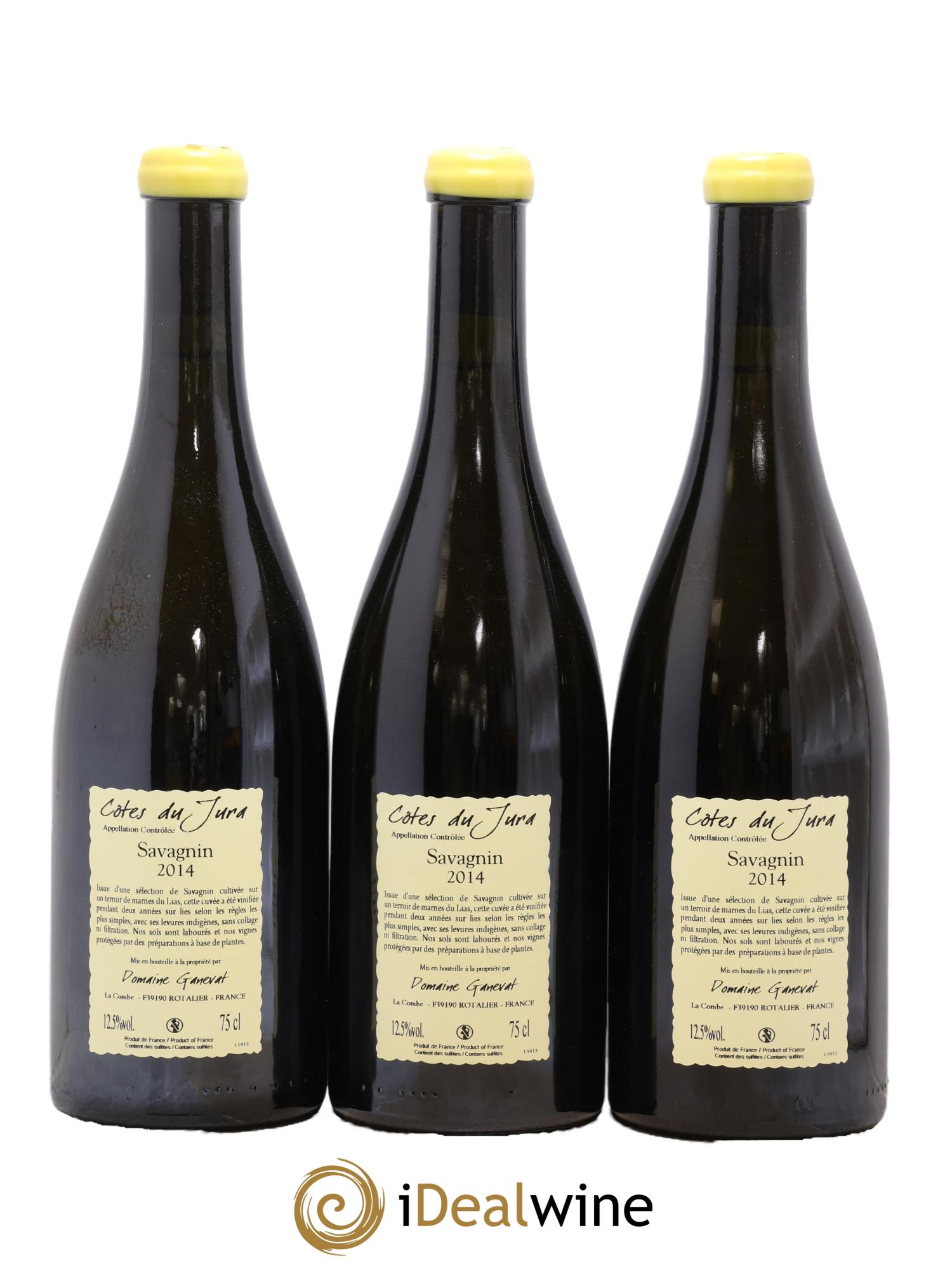 Côtes du Jura Sous la Roche Jean-François Ganevat (Domaine) 2014 - Lot de 3 bouteilles - 1