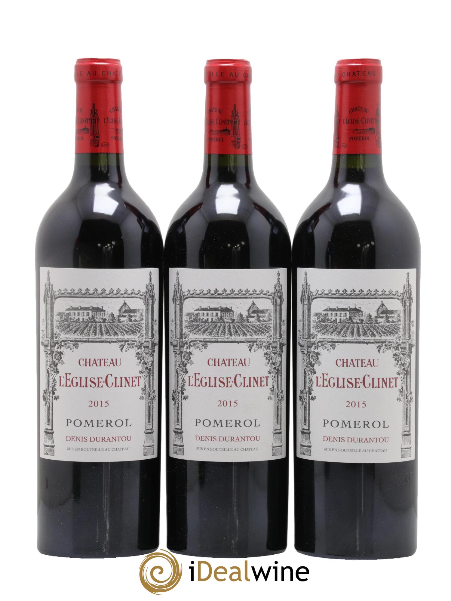 Château l' Église Clinet 2015 - Lot de 6 bouteilles - 2