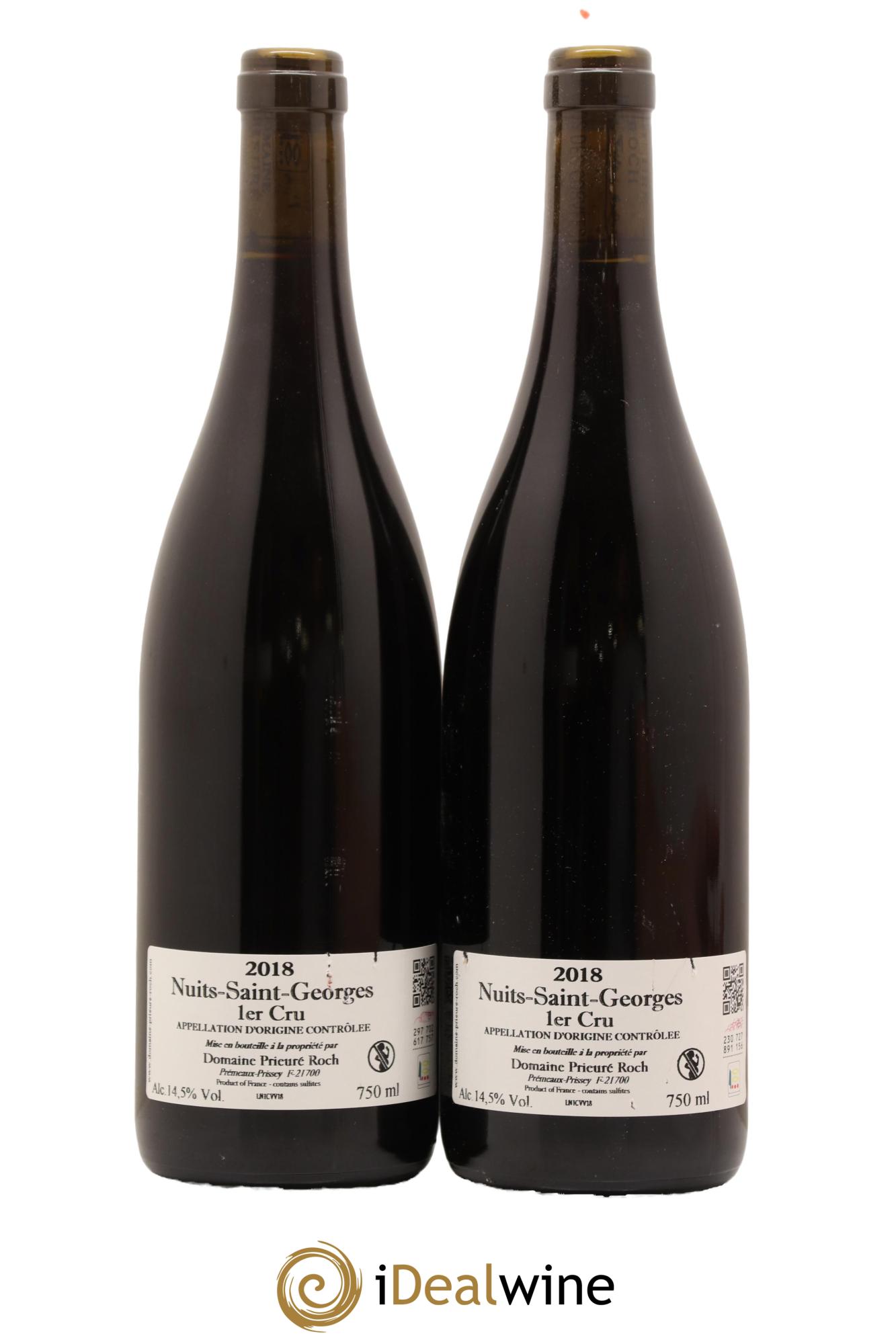 Nuits-Saint-Georges 1er Cru Vieilles Vignes Prieuré Roch 2018 - Lot de 2 bouteilles - 1