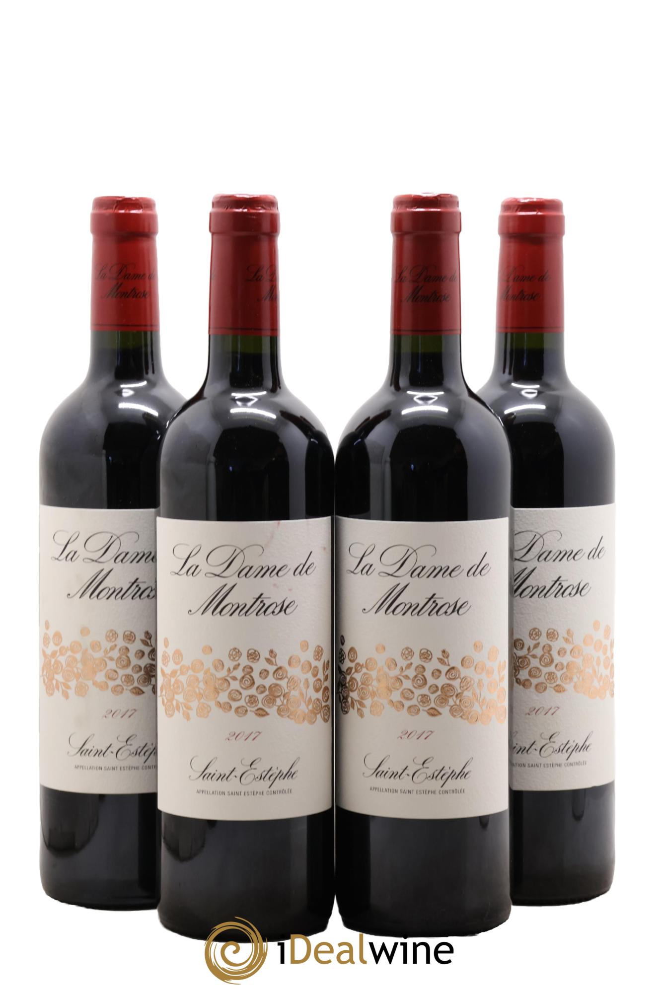 La Dame de Montrose Second Vin 2017 - Lot of 4 bottles - 0