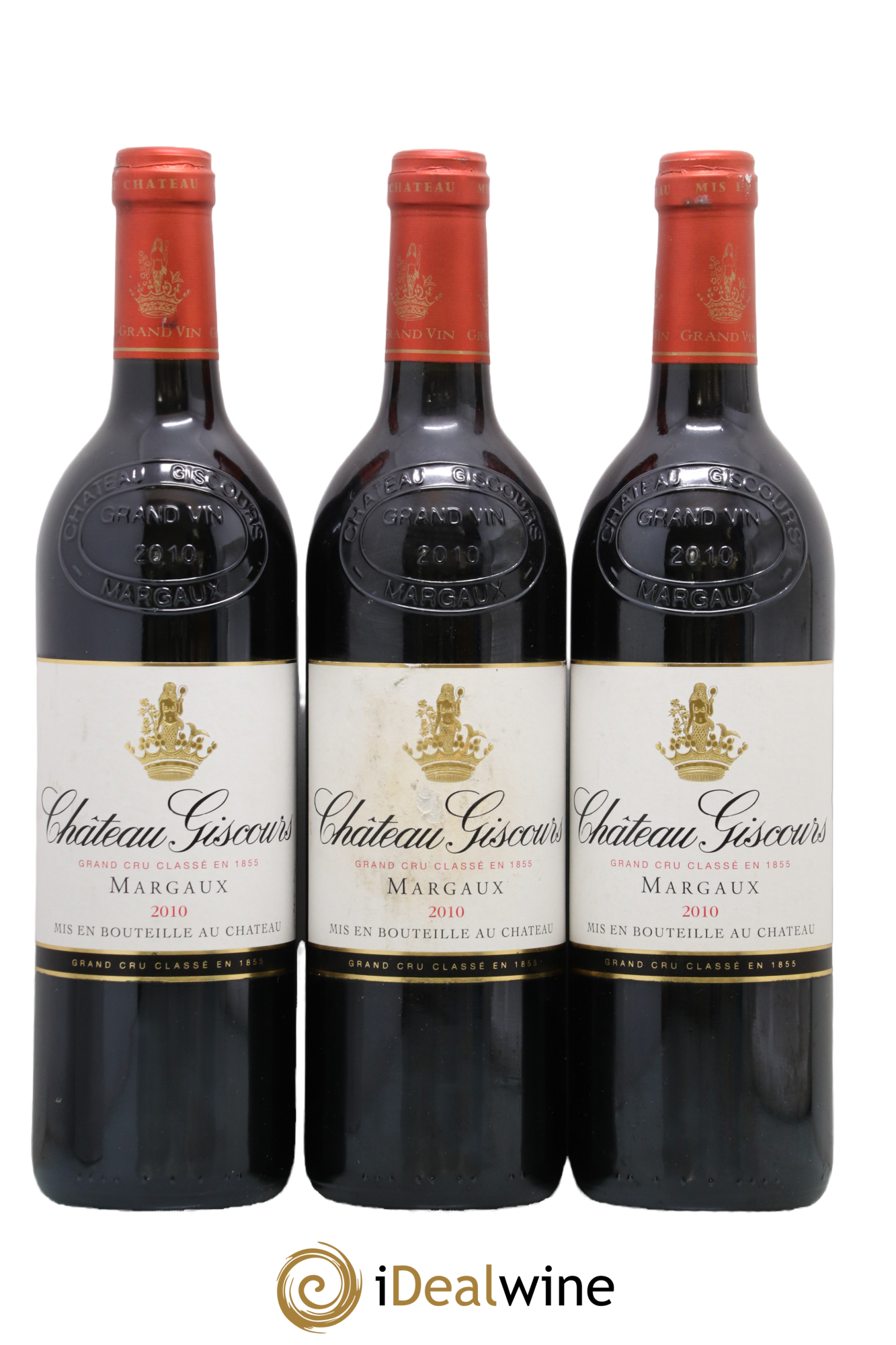 Château Giscours 3ème Grand Cru Classé 2010 - Posten von 3 Flaschen - 0
