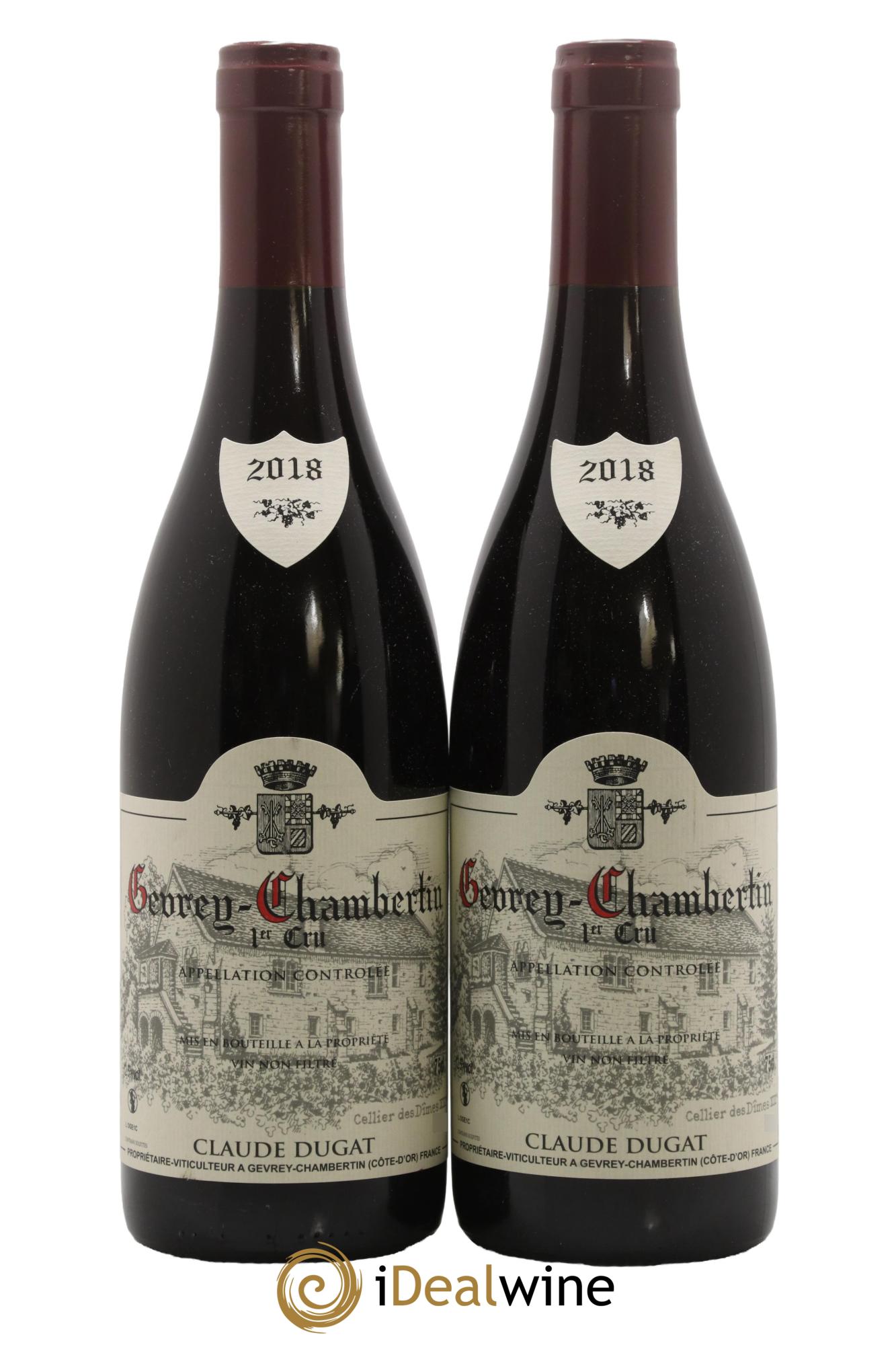 Gevrey-Chambertin 1er Cru Claude Dugat 2018 - Lotto di 2 bottiglie - 0