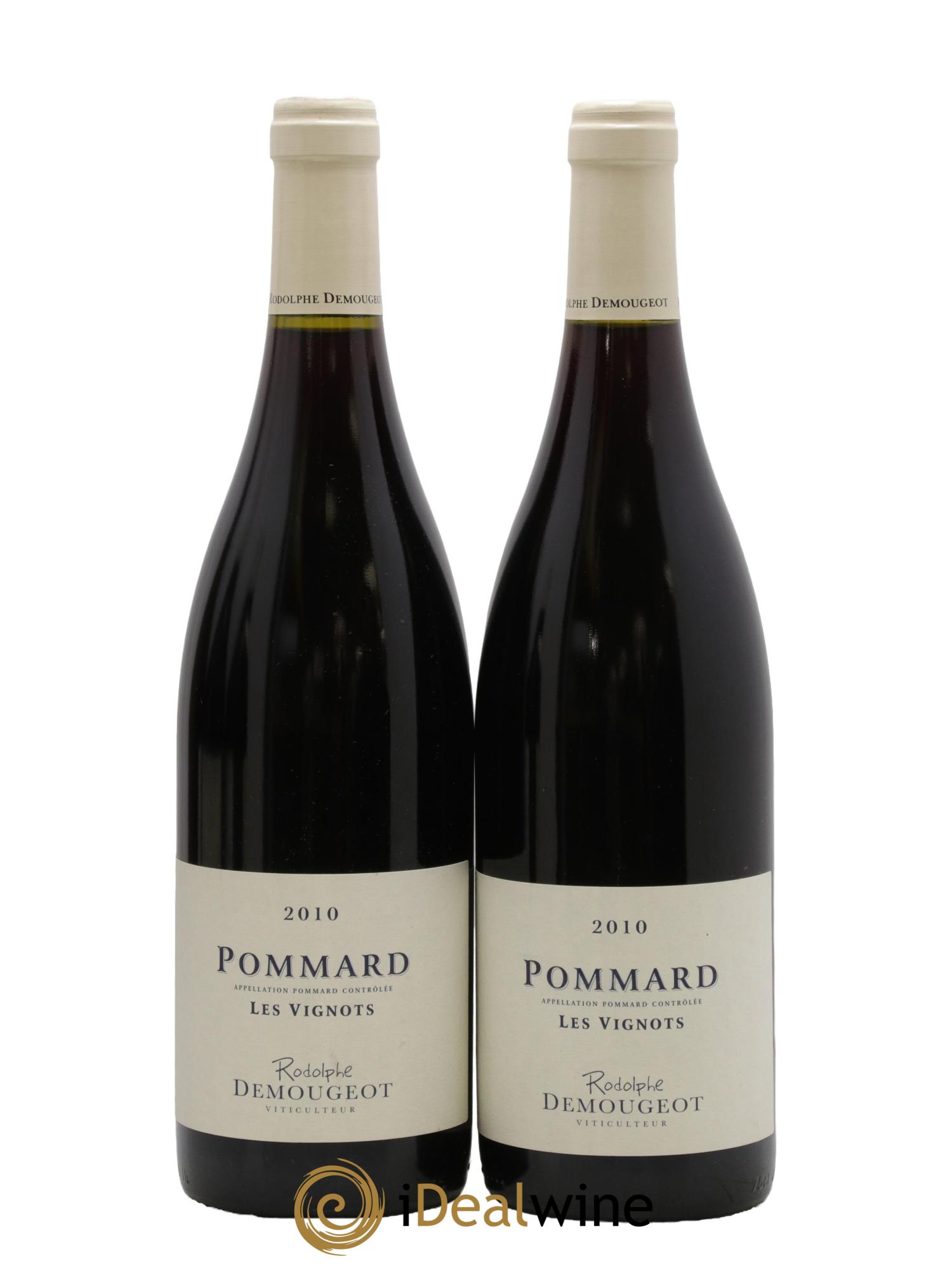 Pommard Vignots Rodolphe Demougeot 2010 - Lotto di 2 bottiglie - 0