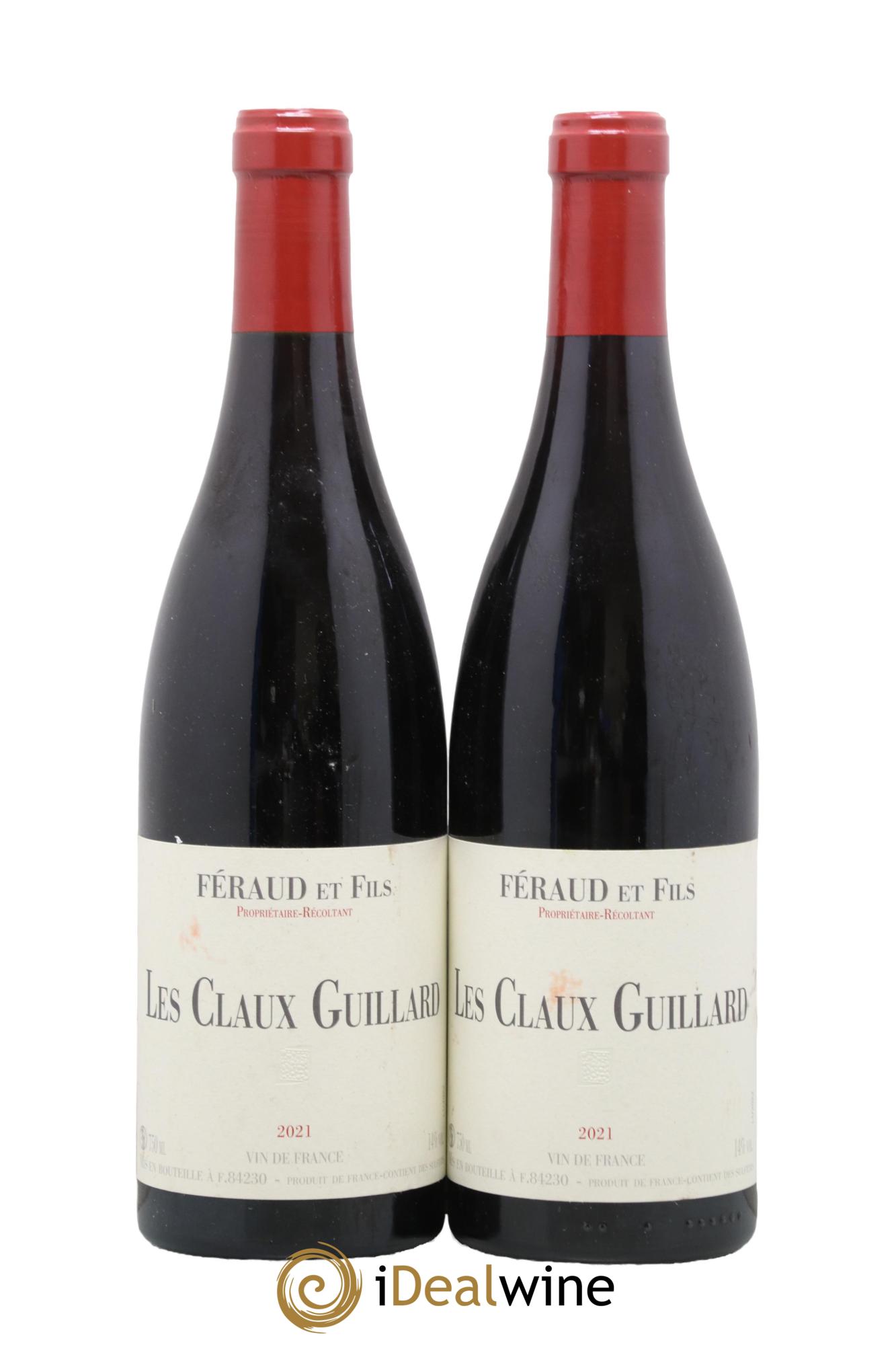 Vin de France Les Claux Guillard Domaine Eddie Féraud 2021 - Lot de 2 bouteilles - 0