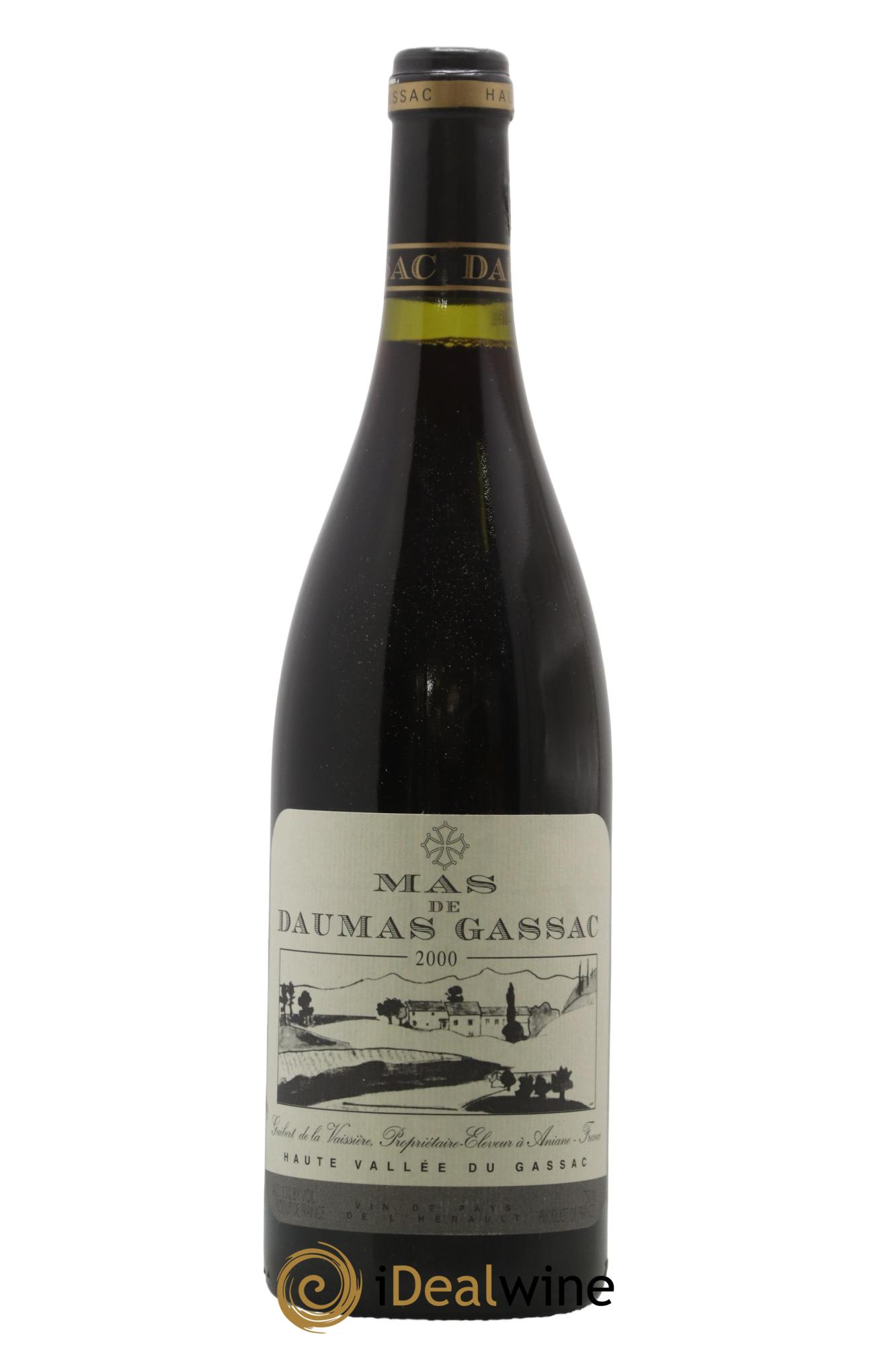 Saint-Guilhem-le-Désert - Cité d'Aniane Mas Daumas Gassac Famille Guibert de La Vaissière 2000 - Lotto di 1 bottiglia - 0