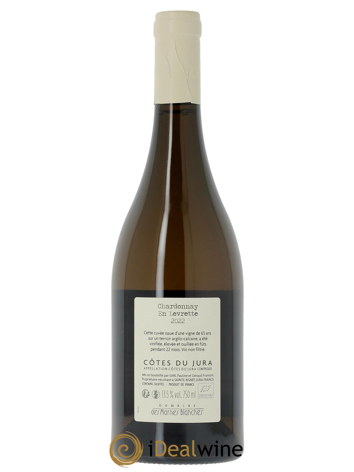Côtes du Jura En Levrette Marnes Blanches (Domaine des)  2022 - Posten von 1 Flasche - 1