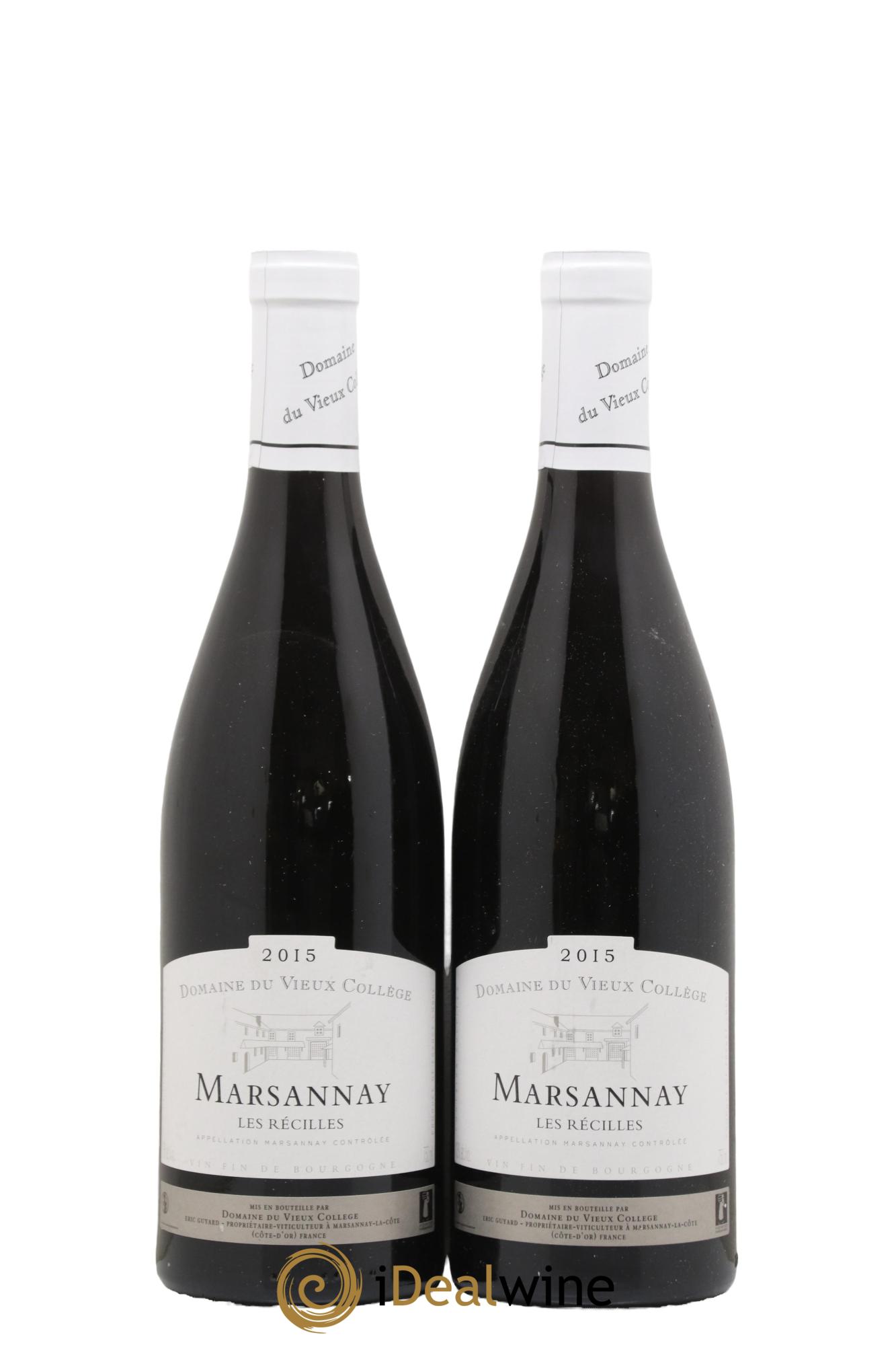 Marsannay Les Recilles Domaine du Vieux College 2015 - Lot de 2 bouteilles - 0