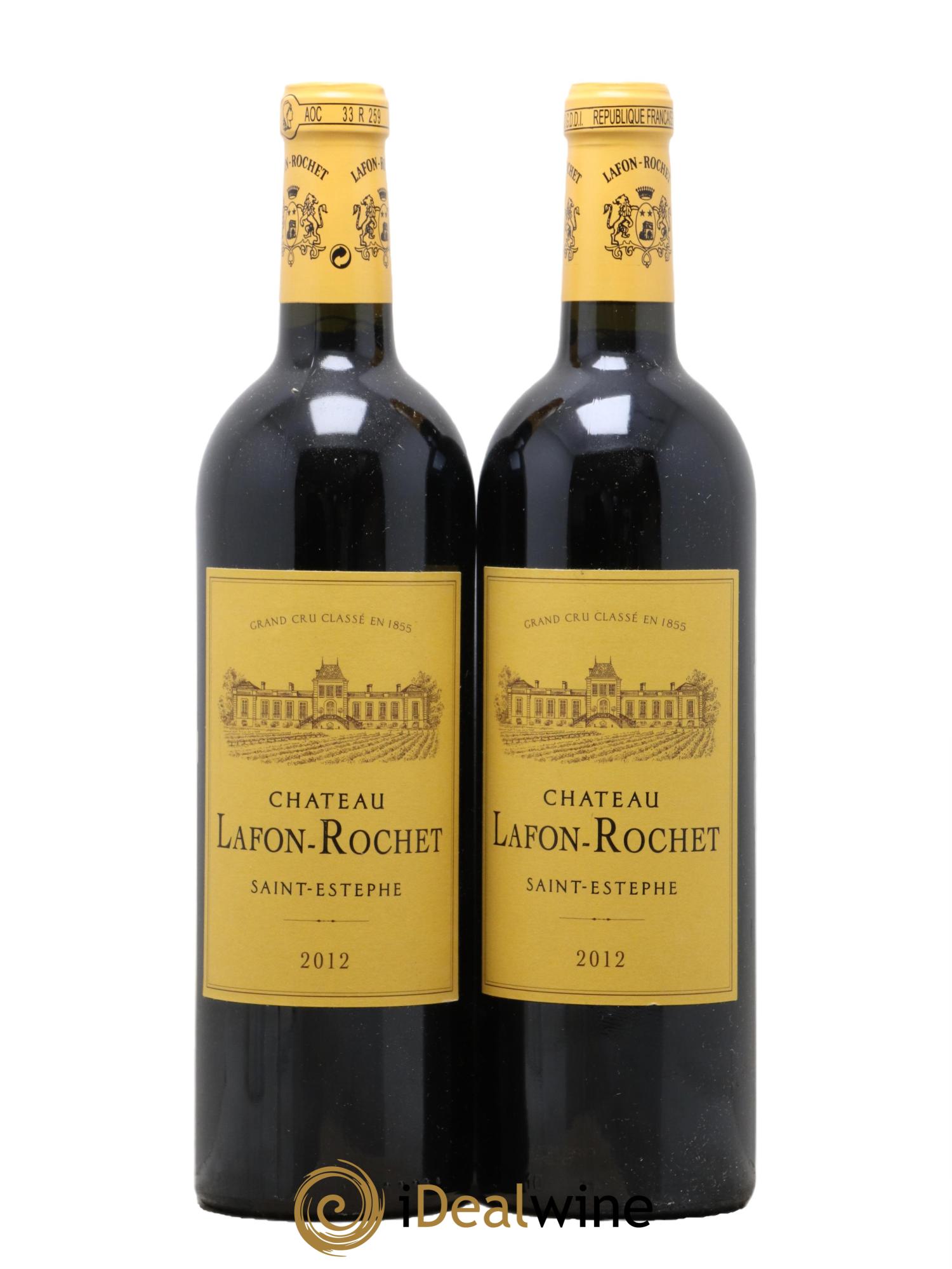 Château Lafon Rochet 4ème Grand Cru Classé  2012 - Posten von 2 Flaschen - 0