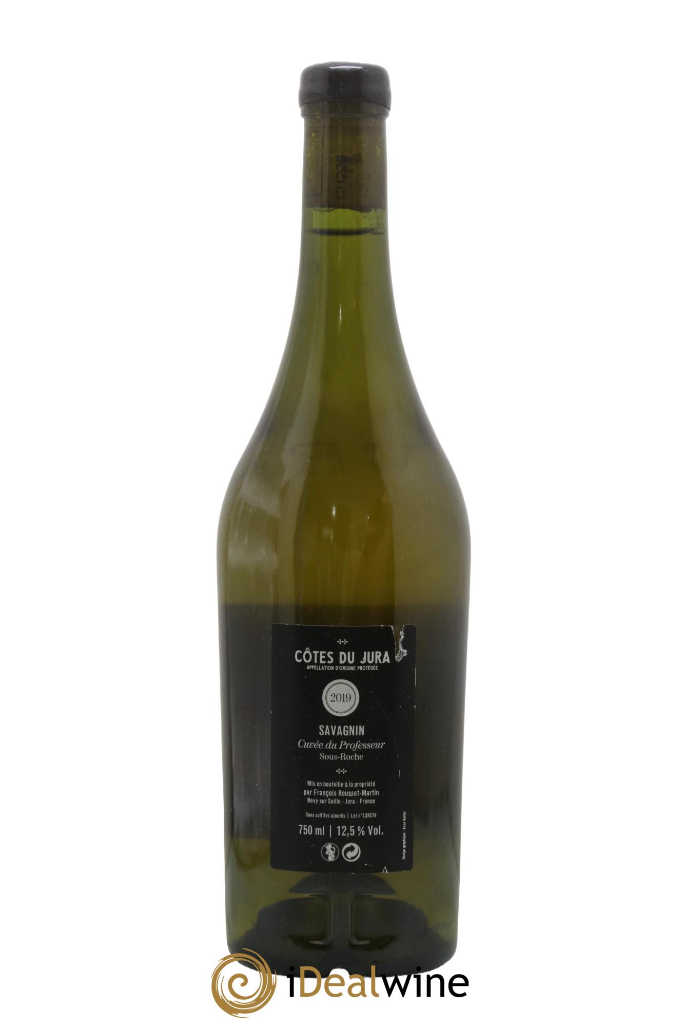Côtes du Jura Savagnin Cuvée du Professeur François Rousset Martin 2019 - Lot of 1 bottle - 1