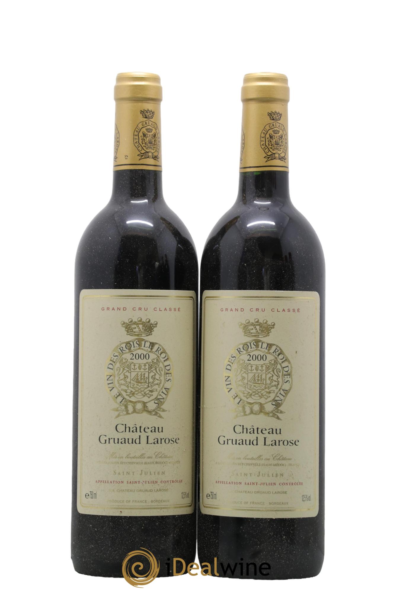 Château Gruaud Larose 2ème Grand Cru Classé 2000 - Lot de 2 bouteilles - 0