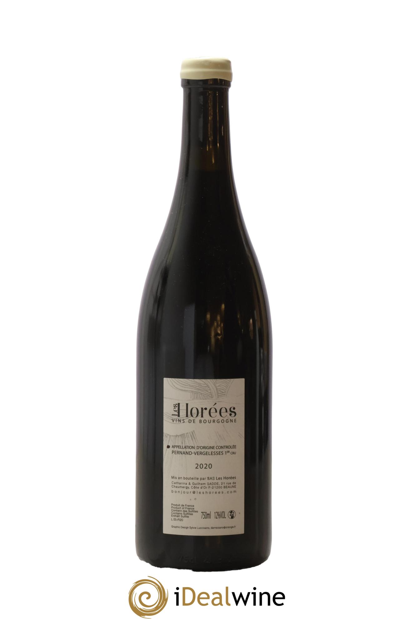 Pernand-Vergelesses 1er Cru Les Fichots Les Horées  2020 - Lot de 1 bouteille - 1