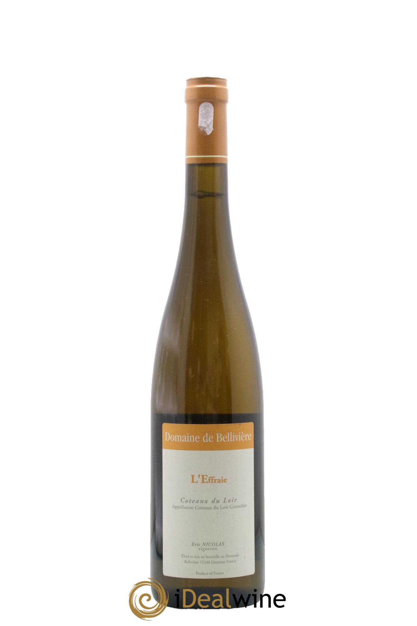 Coteaux du Loir L'Effraie Domaine de Bellivière 2020 - Lot de 1 bouteille - 0
