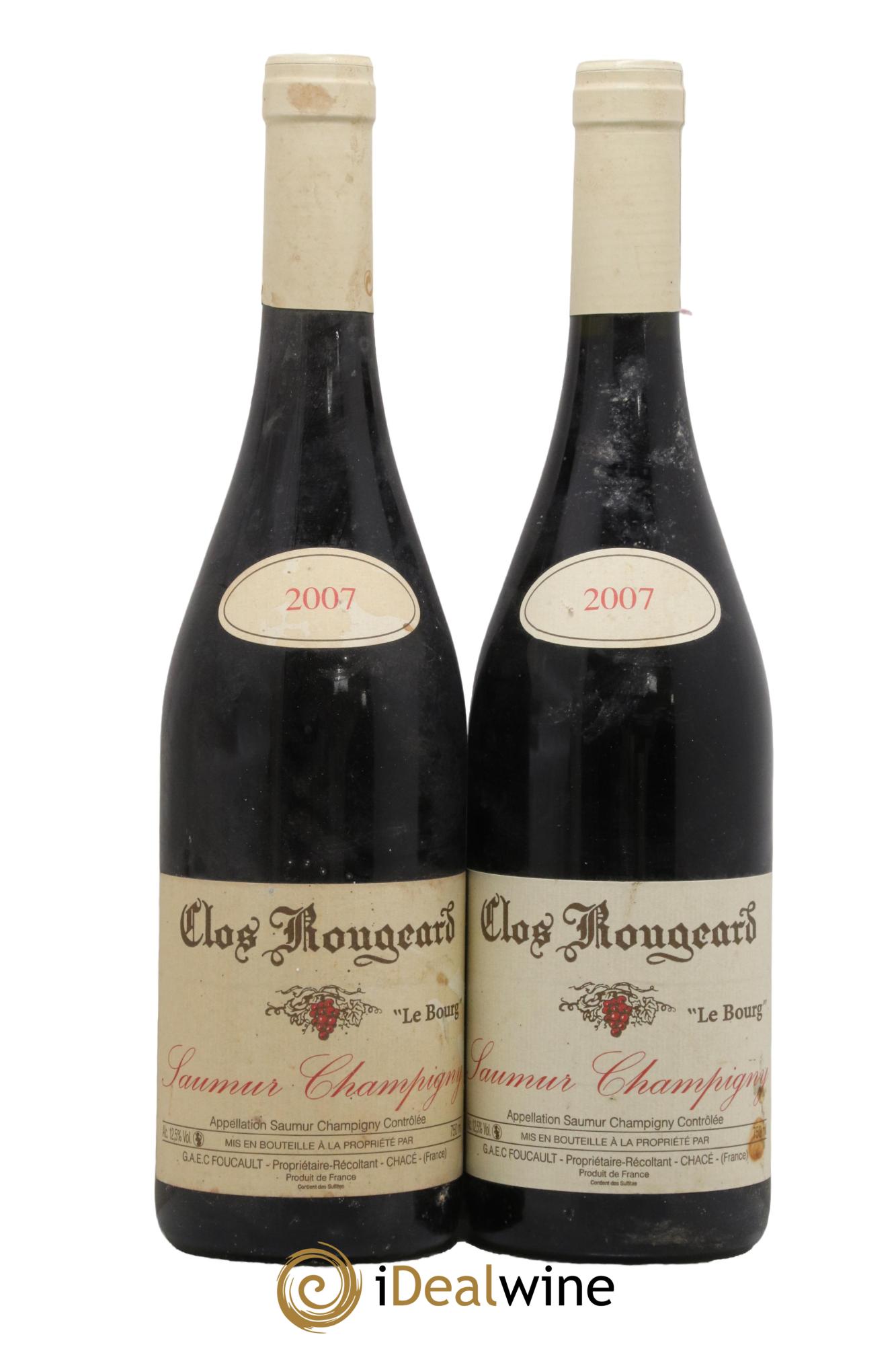 Saumur-Champigny Le Bourg Clos Rougeard 2007 - Posten von 2 Flaschen - 0