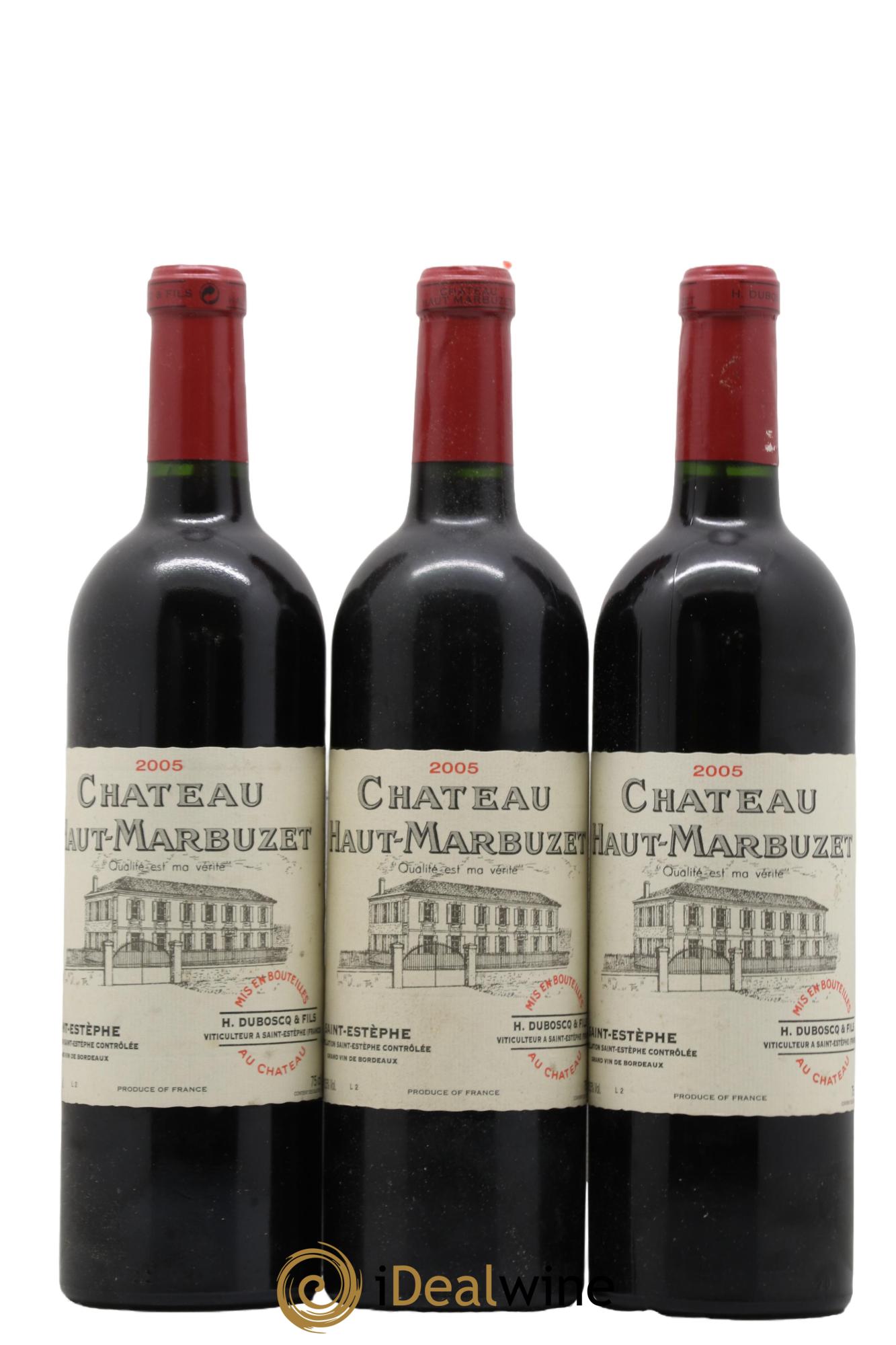 Château Haut Marbuzet  2005 - Lot de 12 bouteilles - 4
