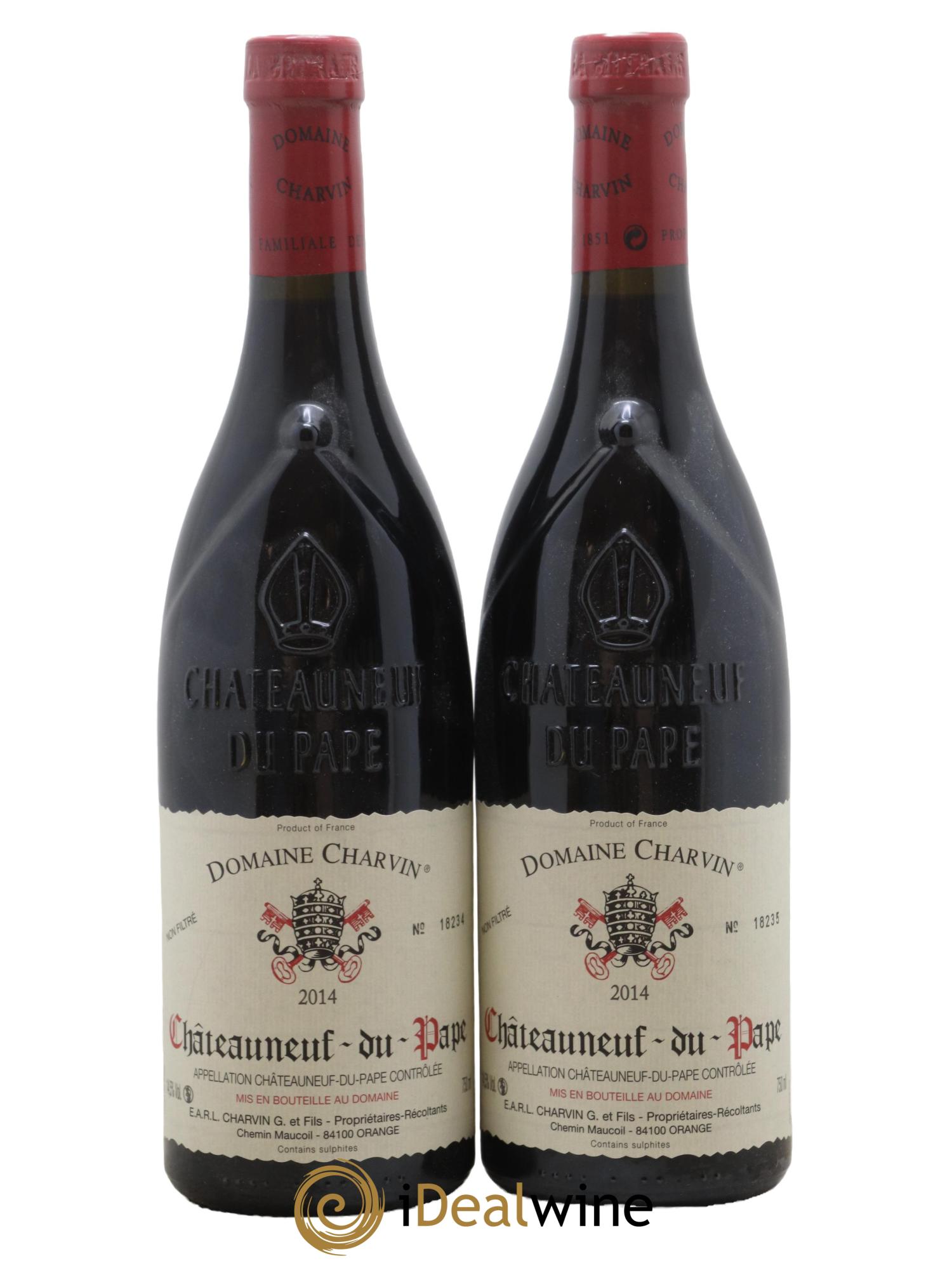 Châteauneuf-du-Pape Charvin (Domaine) 2014 - Lot de 2 bouteilles - 0