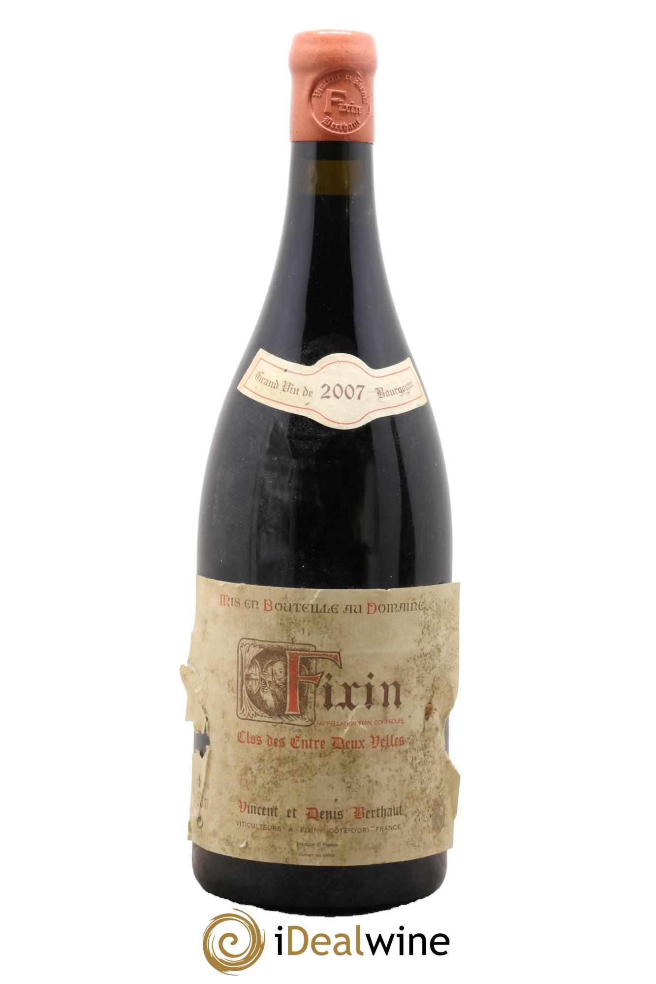 Fixin Clos des Entre Deux Velles Berthaut 2007 - Lot de 1 magnum - 0
