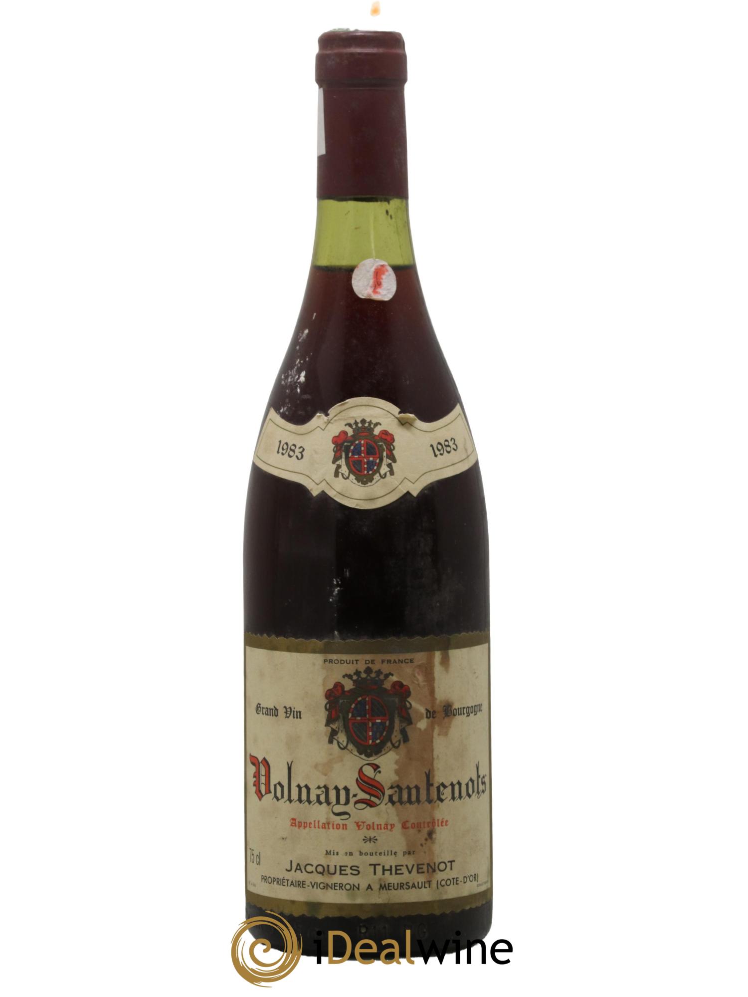 Volnay Santenots Jacques Thévenot 1983 - Lot de 1 bouteille - 0