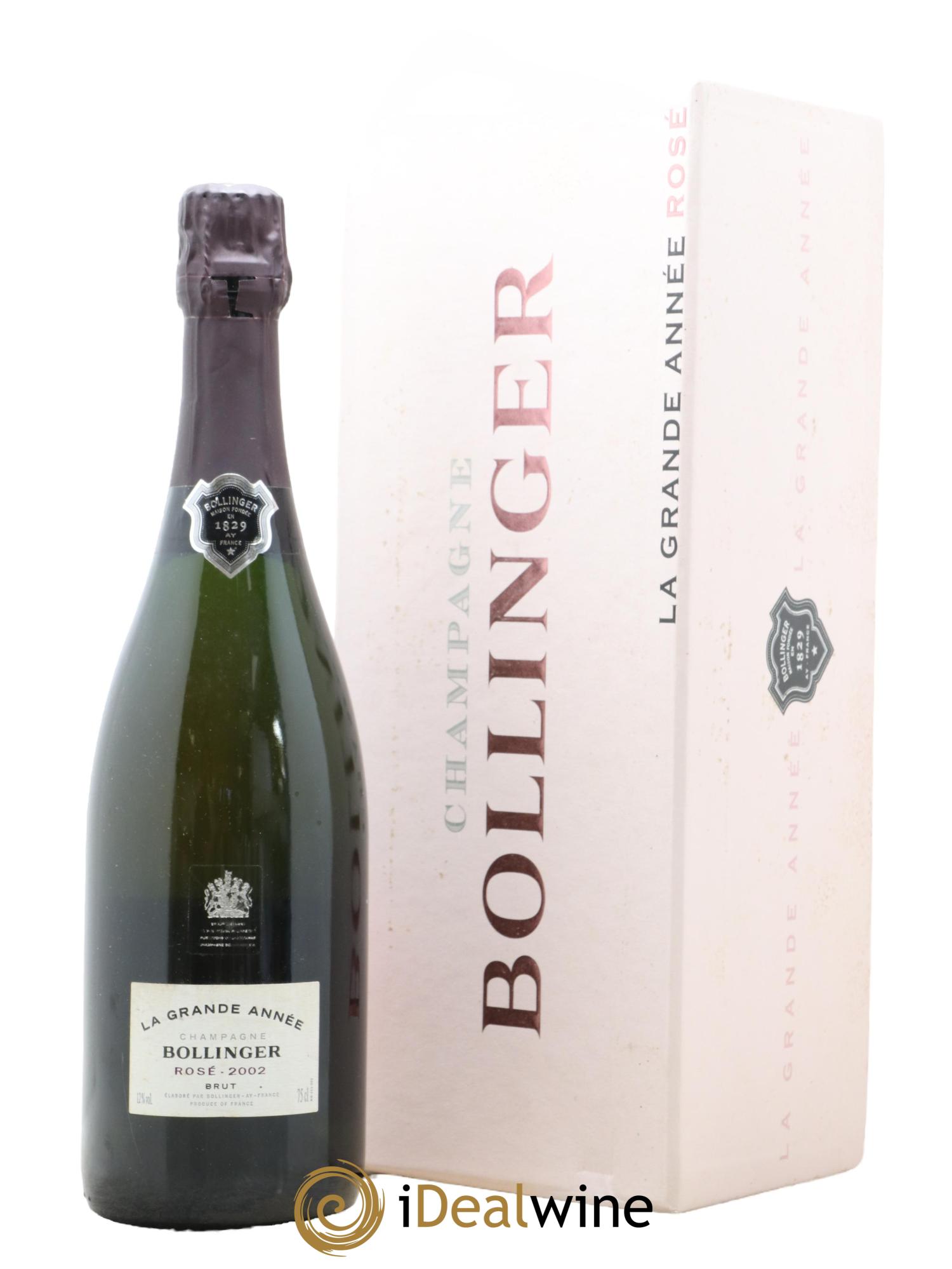 Grande Année Brut Bollinger 2002 - Lot de 1 bouteille - 0